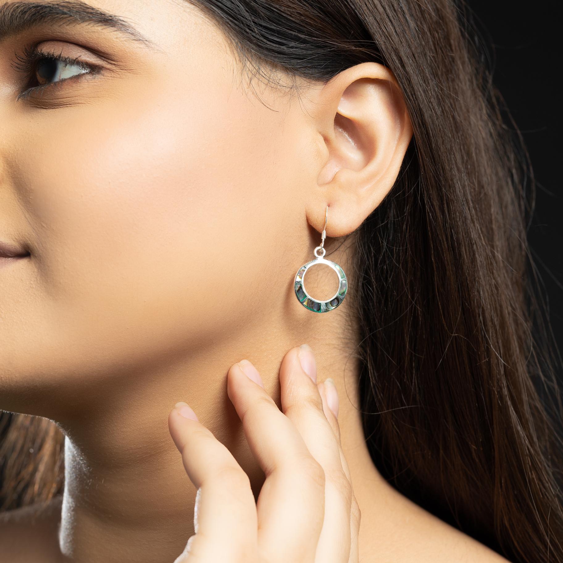 Italian Open  Circle Earring