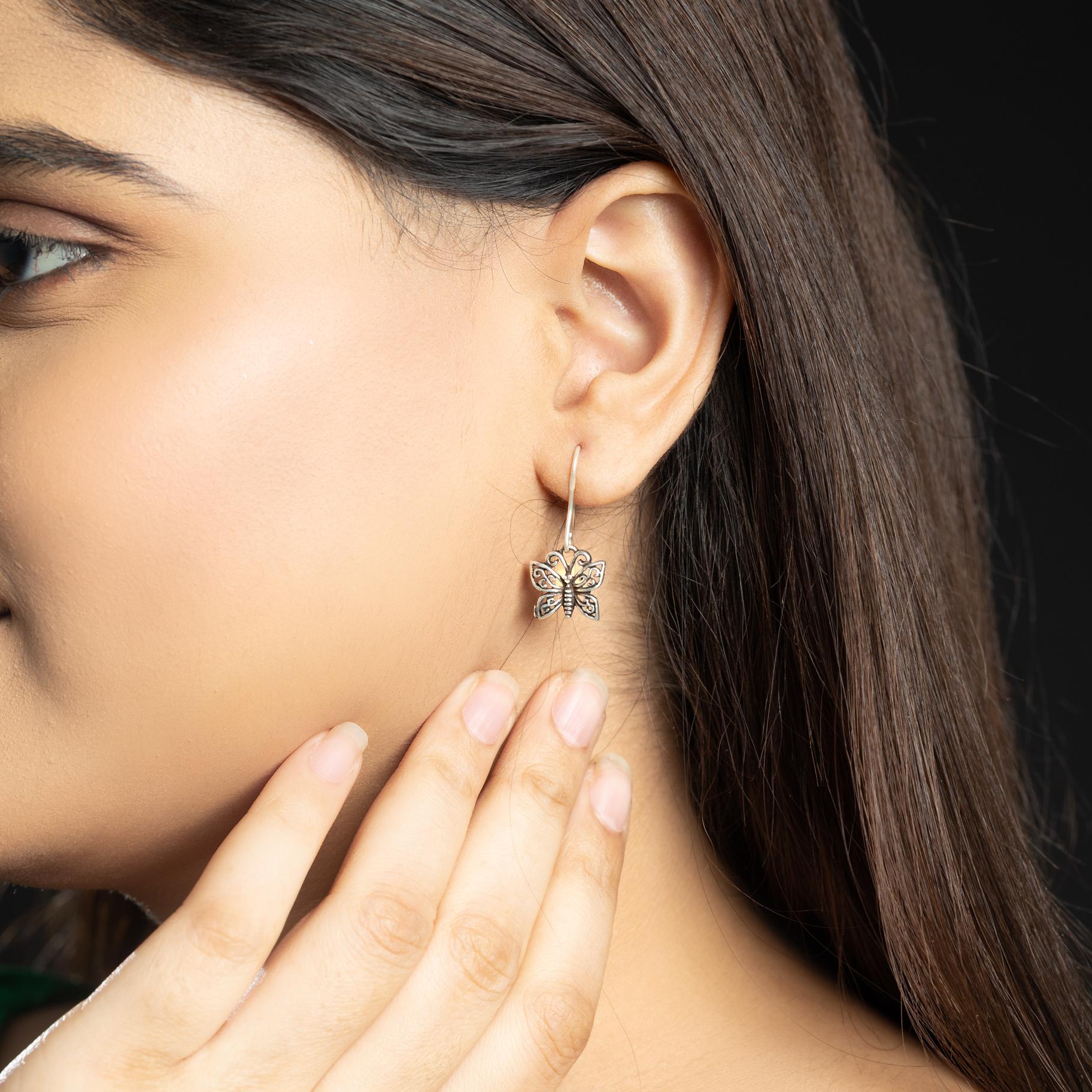 Butterfly Loop Italian  Earring