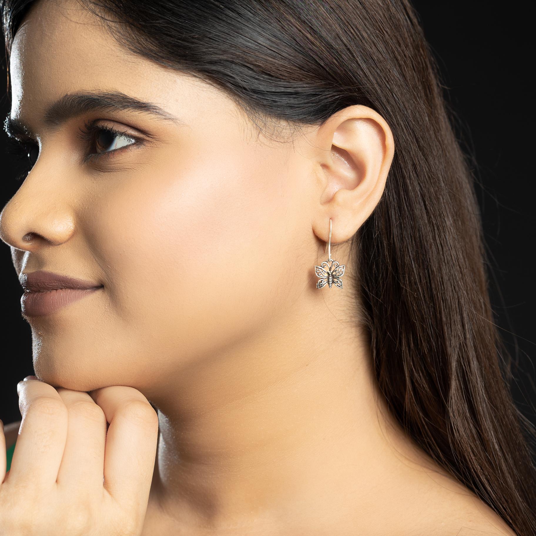 Butterfly Loop Italian  Earring