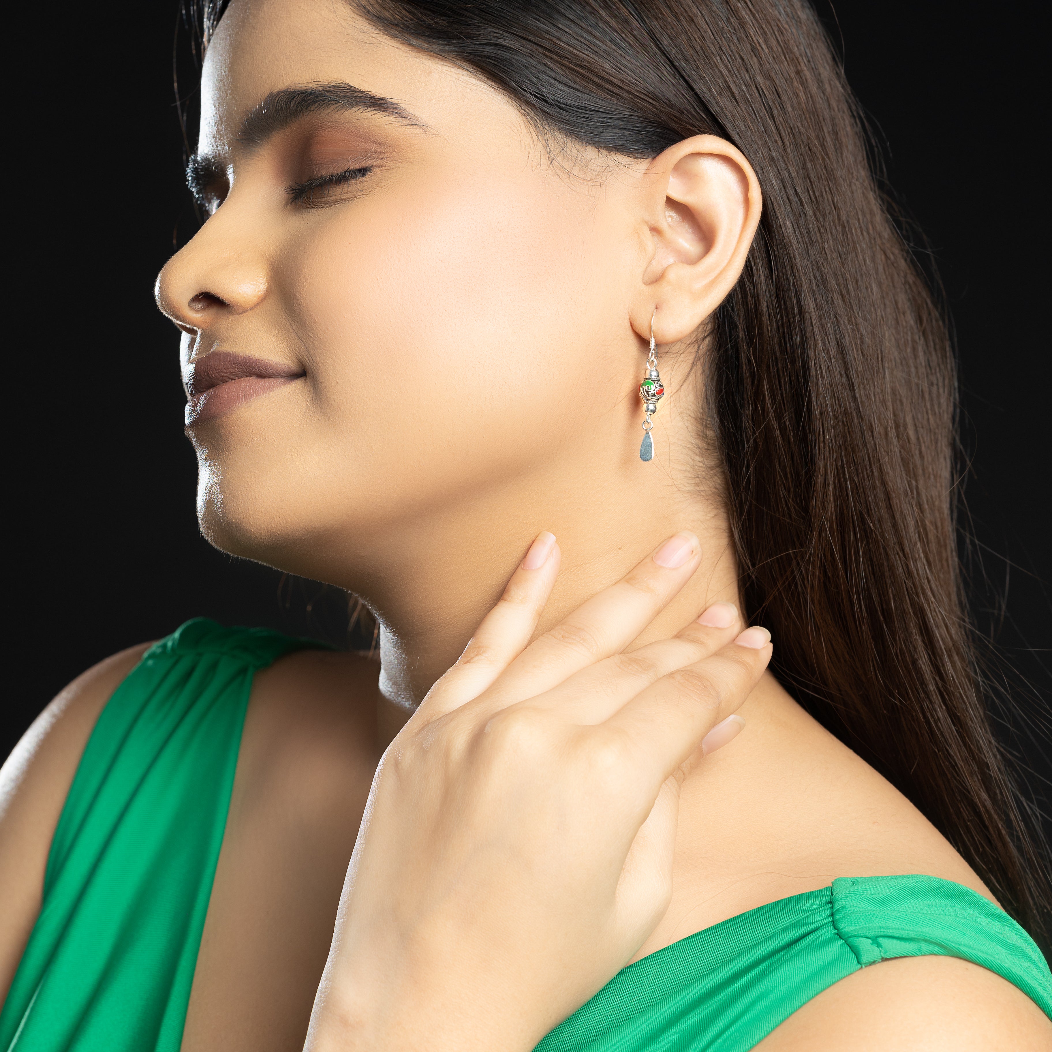 Italian Meenakari Earring