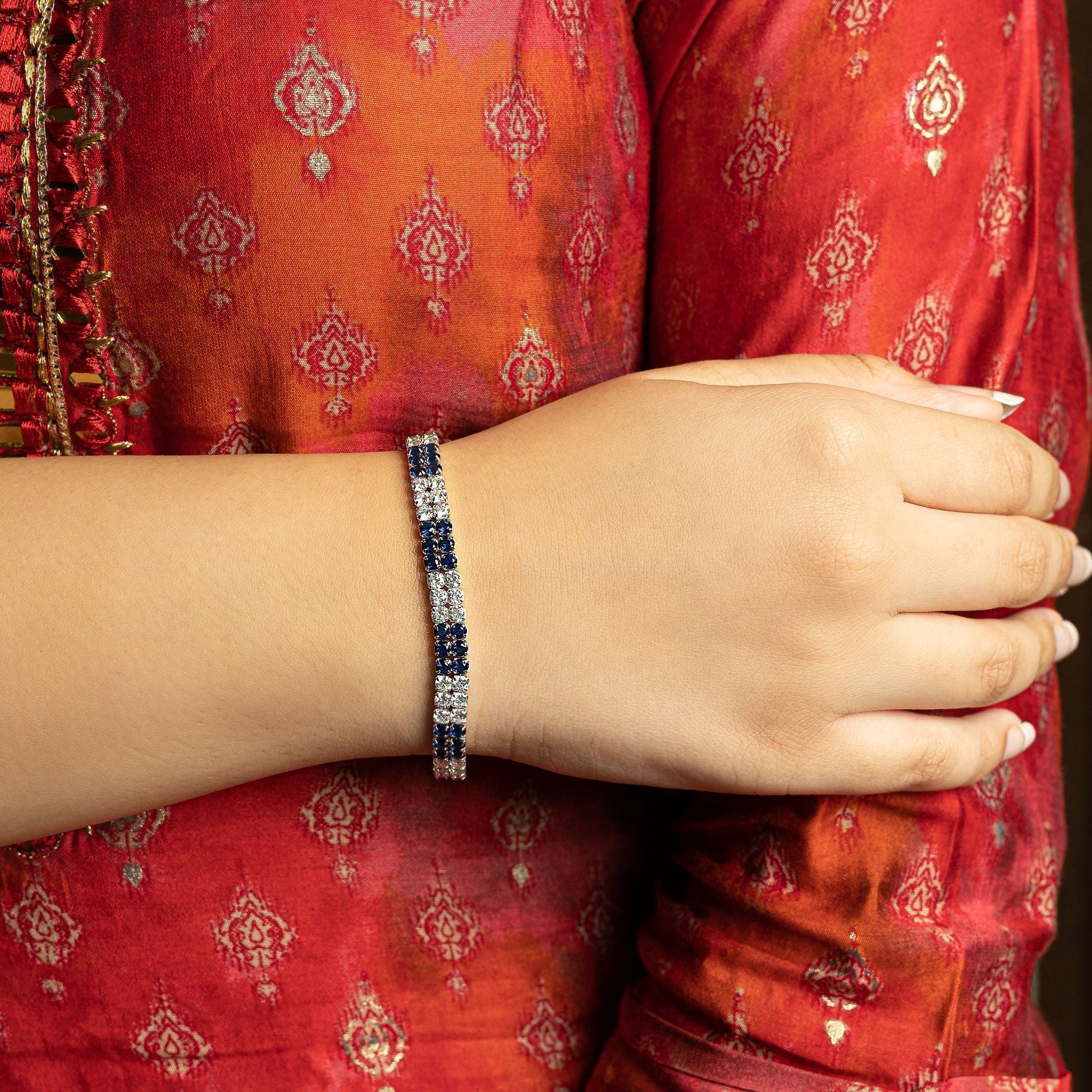 Alluring Stone Studded Bracelet silverhousebyrj