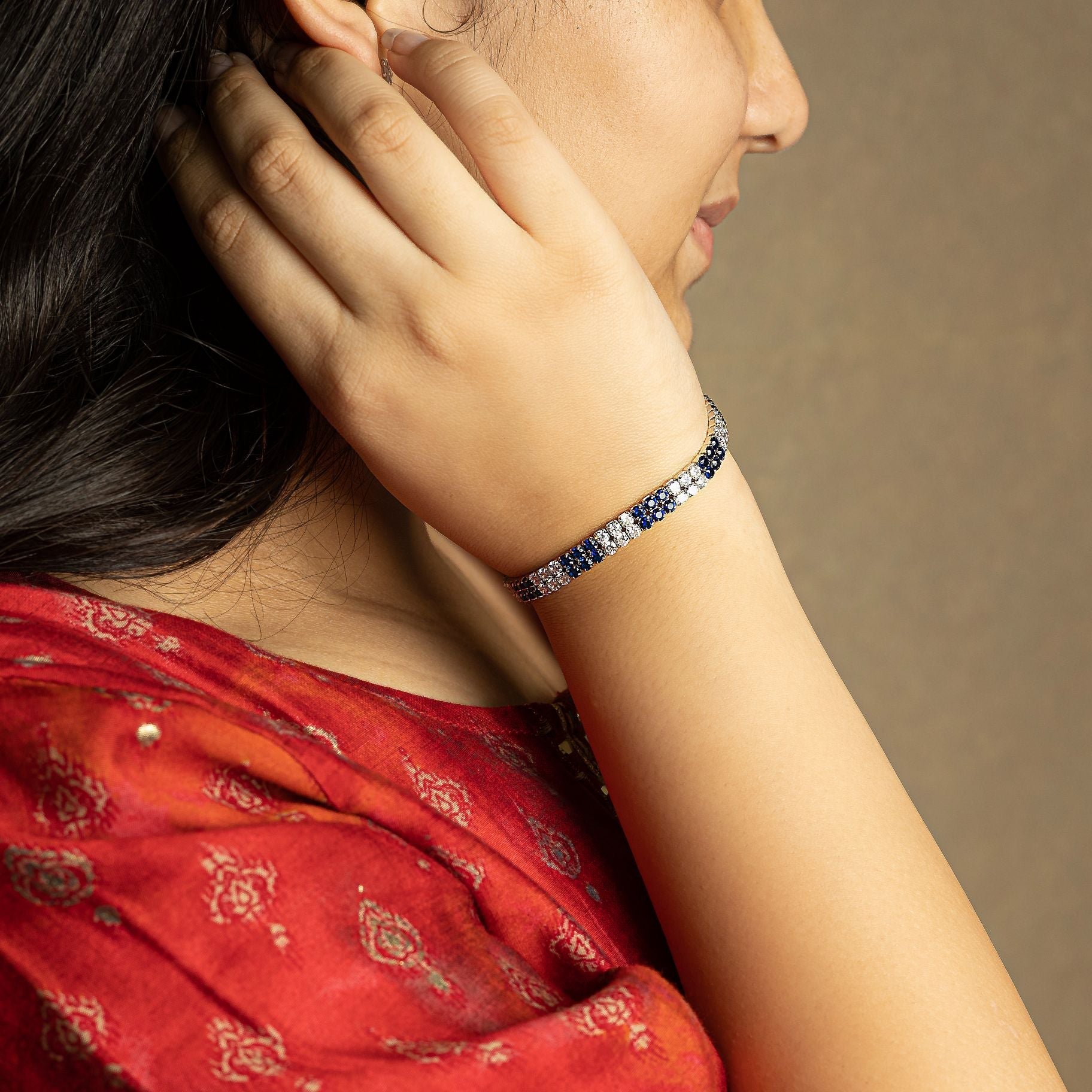Alluring Stone Studded Bracelet silverhousebyrj