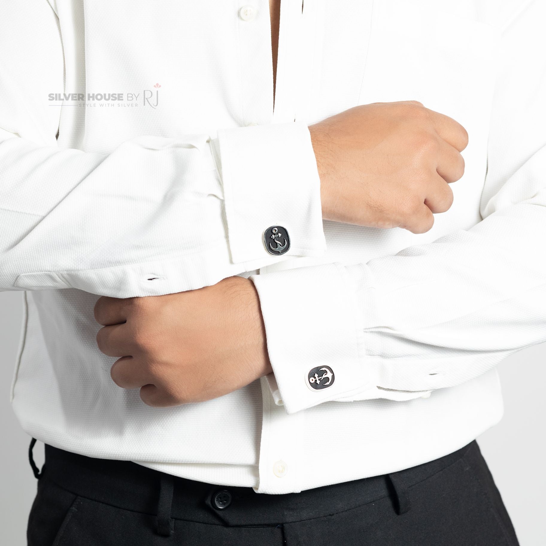 Anchor Symboled cufflinks silverhousebyrj