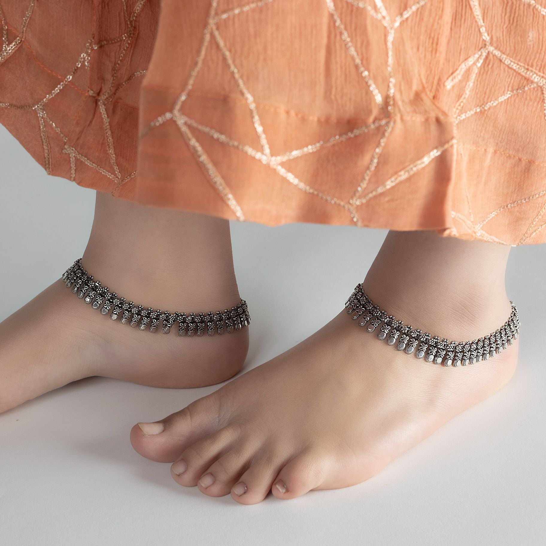 Antique Designer Anklet silverhousebyrj