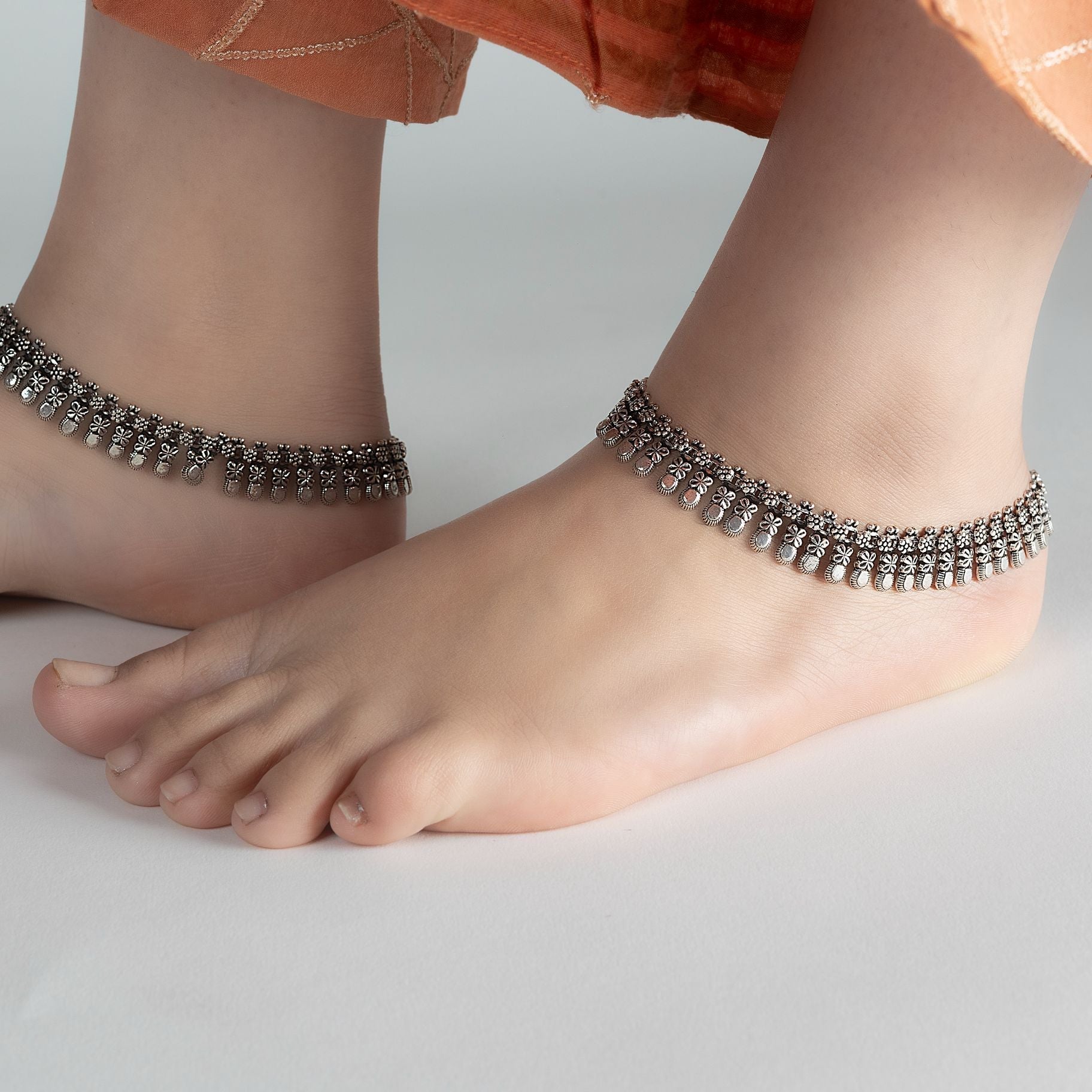 Antique Designer Anklet silverhousebyrj