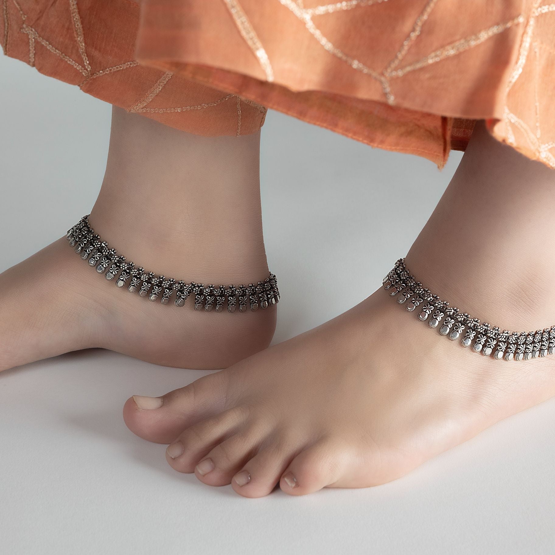 Antique Designer Anklet silverhousebyrj