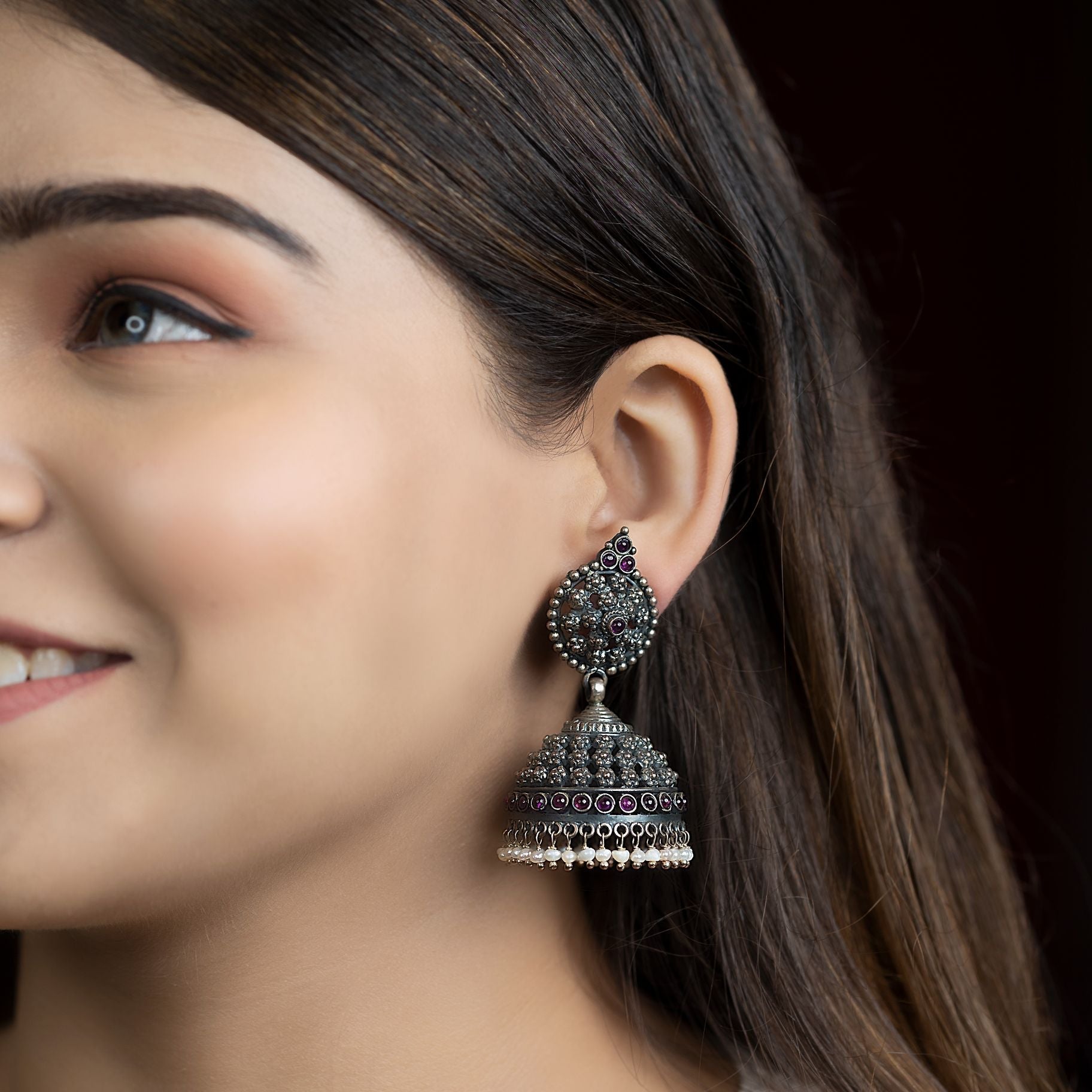 Antique Jali Jhumka silverhousebyrj
