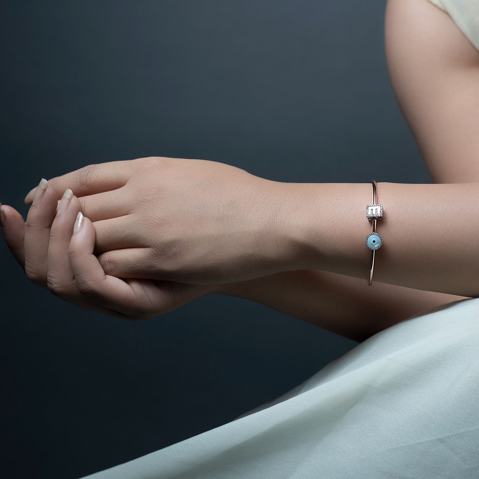 Appealing Evil eye Bangle silverhousebyrj