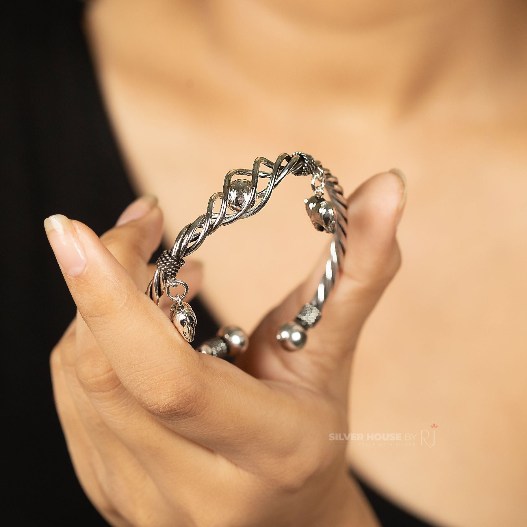 Appealing Kada With Hanging Charms silverhousebyrj