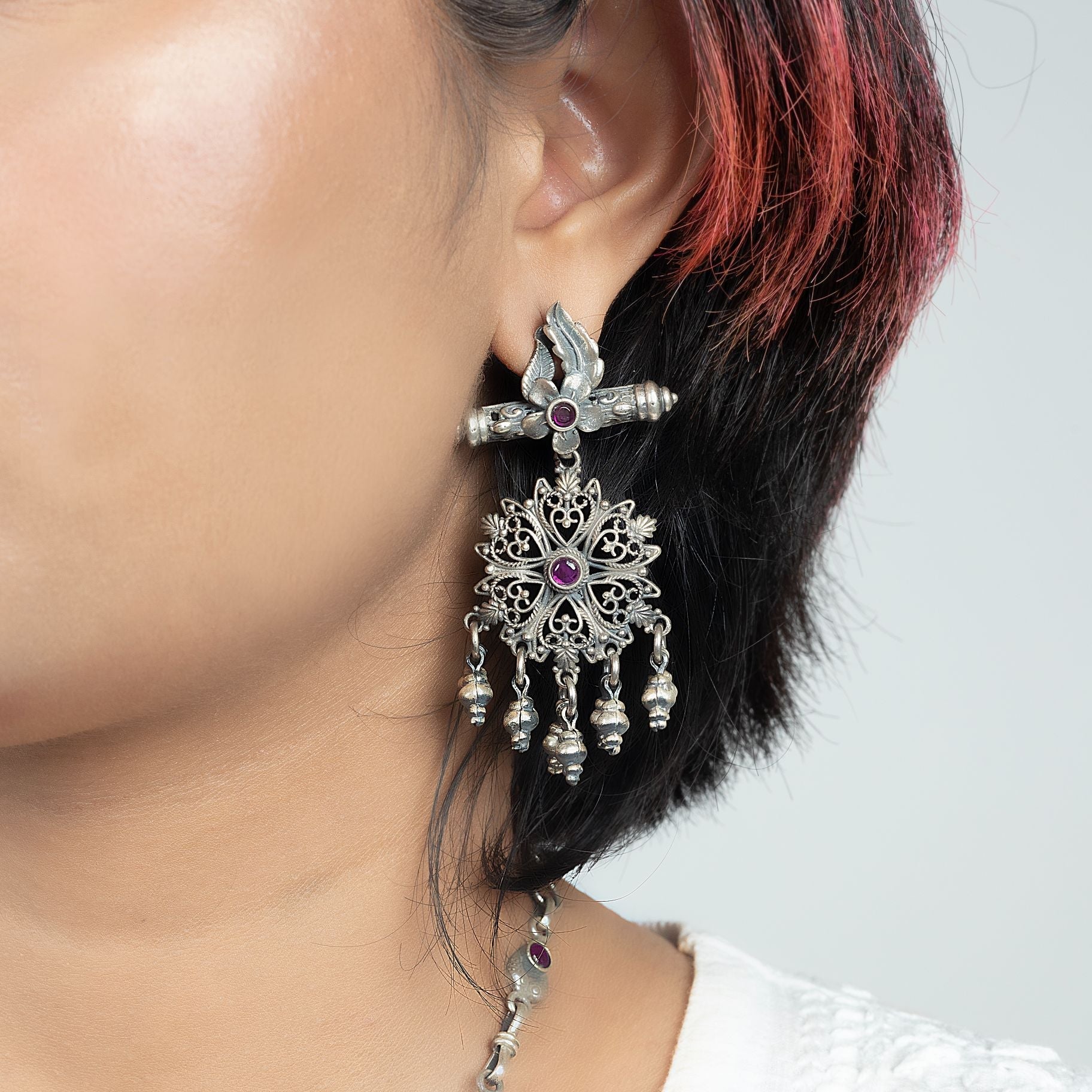 Appealing Long Necklace Set with Delightful Chain silverhousebyrj