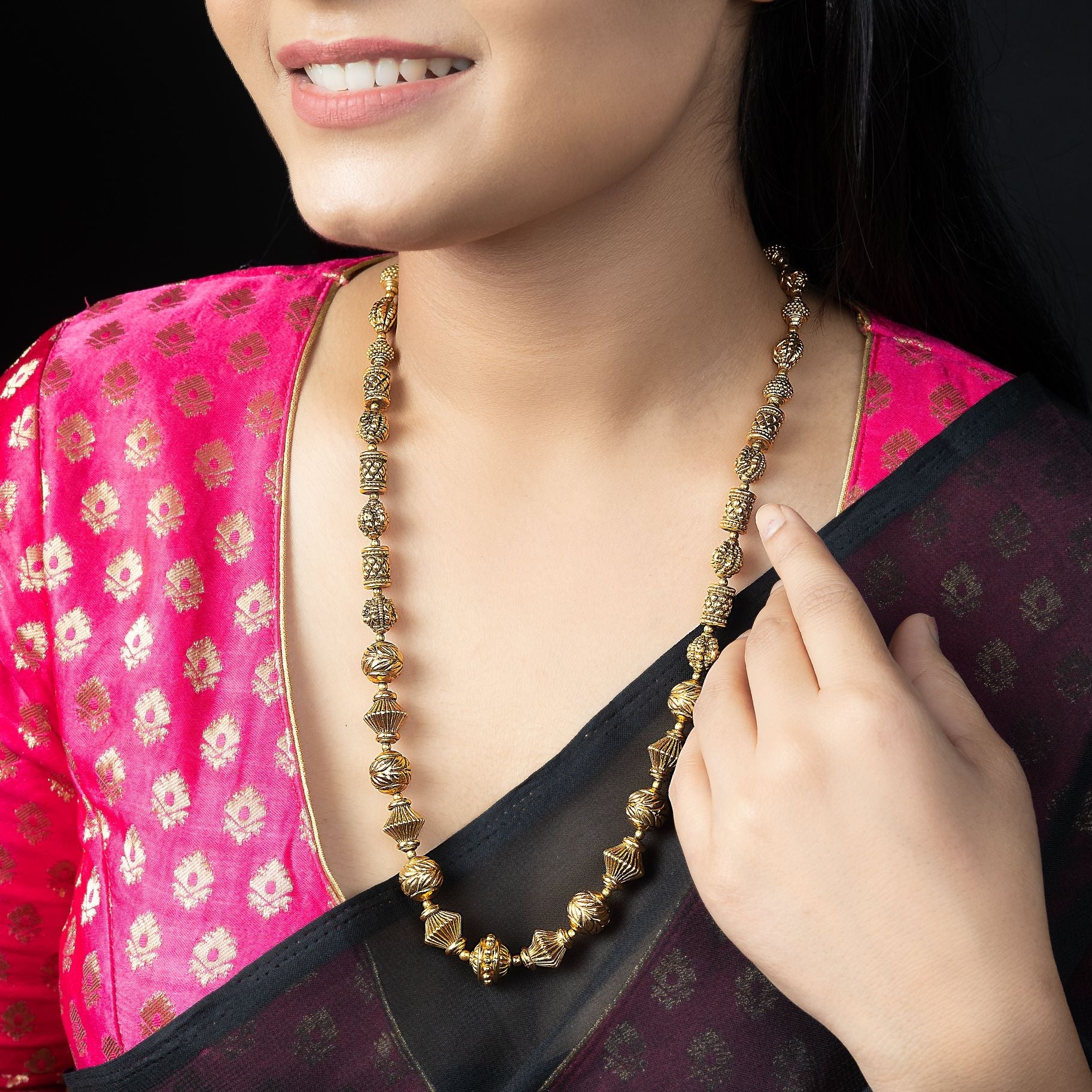 Artistic Beads Matar mala silverhousebyrj