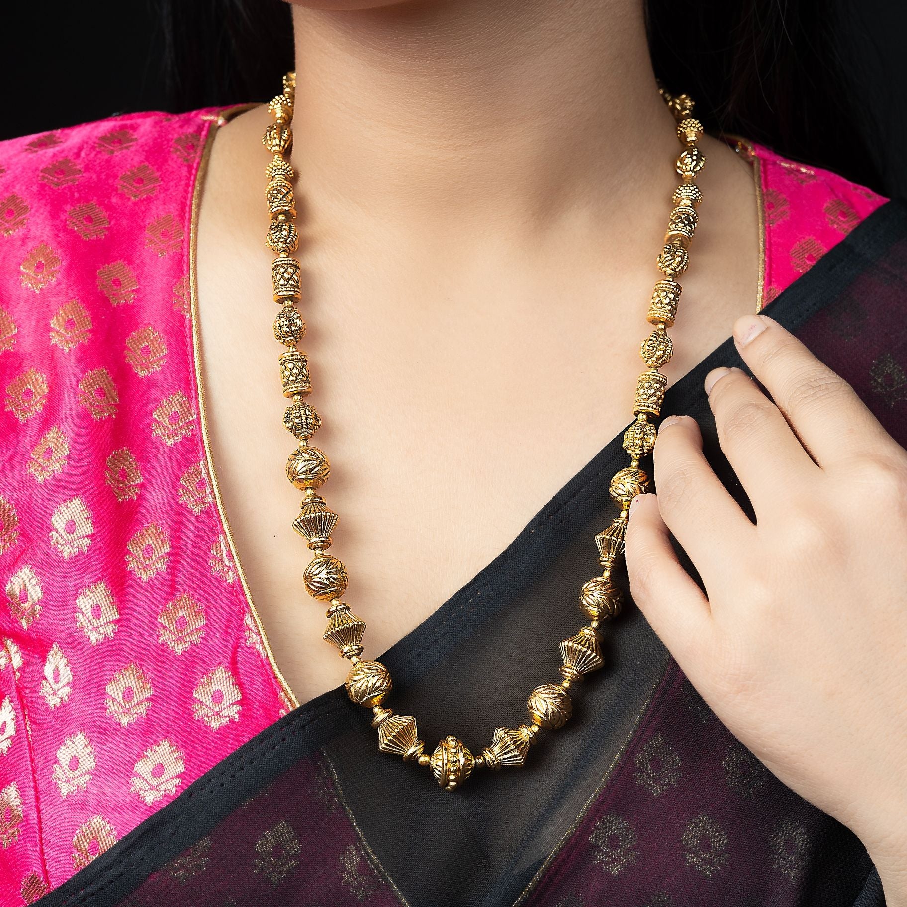 Artistic Beads Matar mala silverhousebyrj