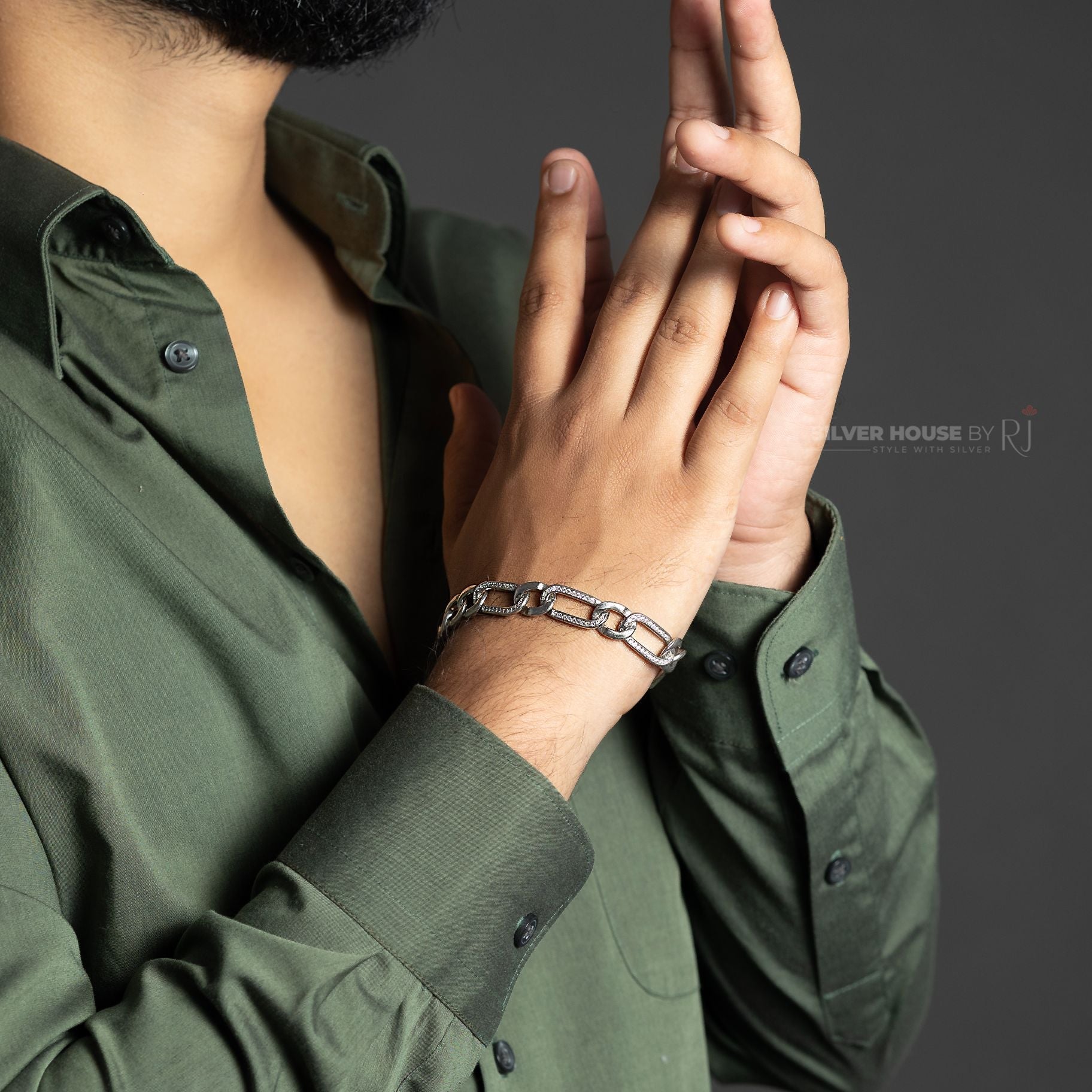Chain Styled Italian Bracelet silverhousebyrj
