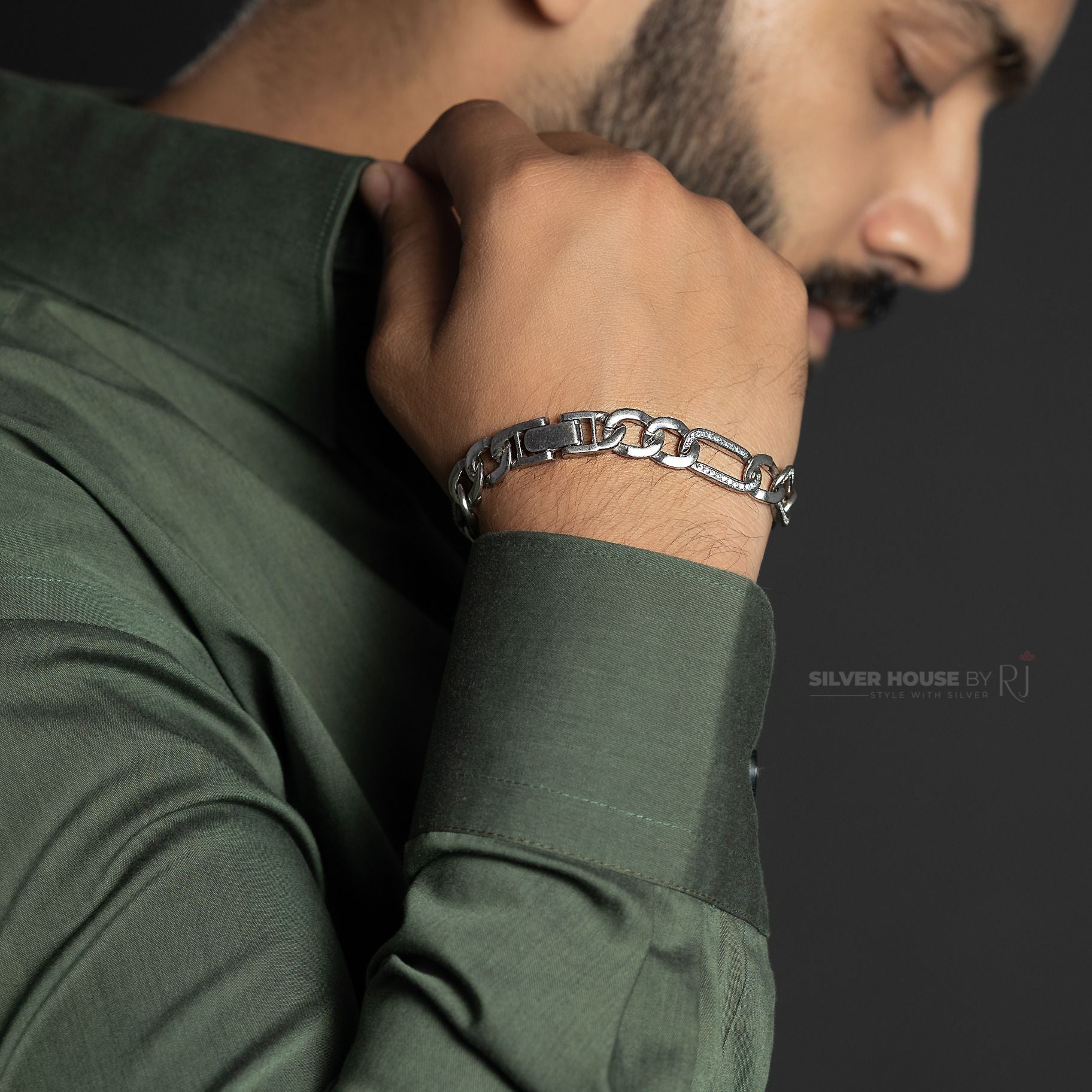 Chain Styled Italian Bracelet silverhousebyrj