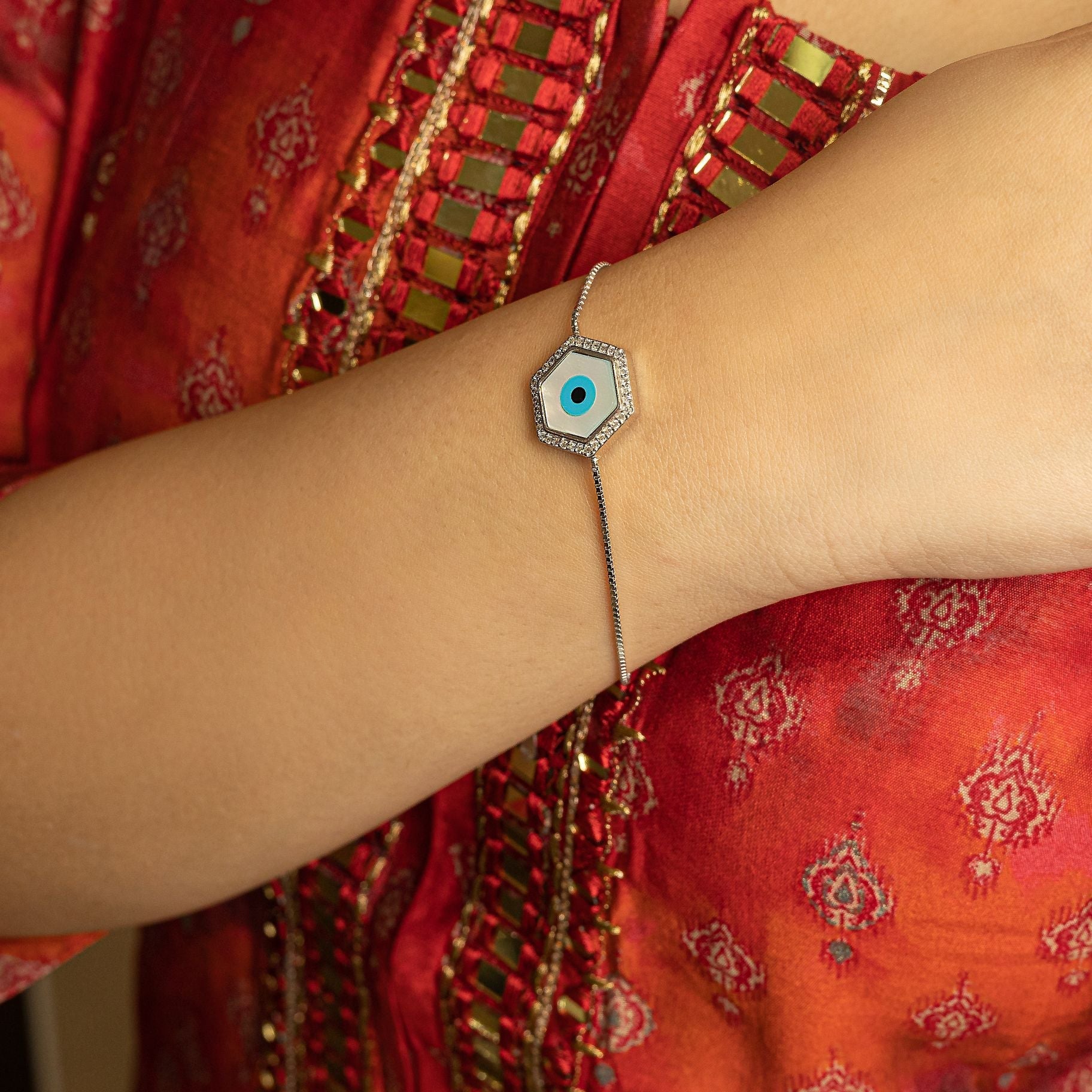 Charming Evil Eye Bracelet silverhousebyrj