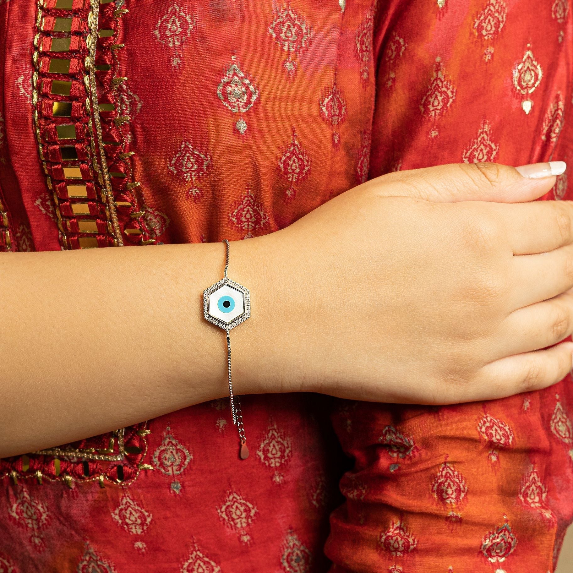 Charming Evil Eye Bracelet silverhousebyrj