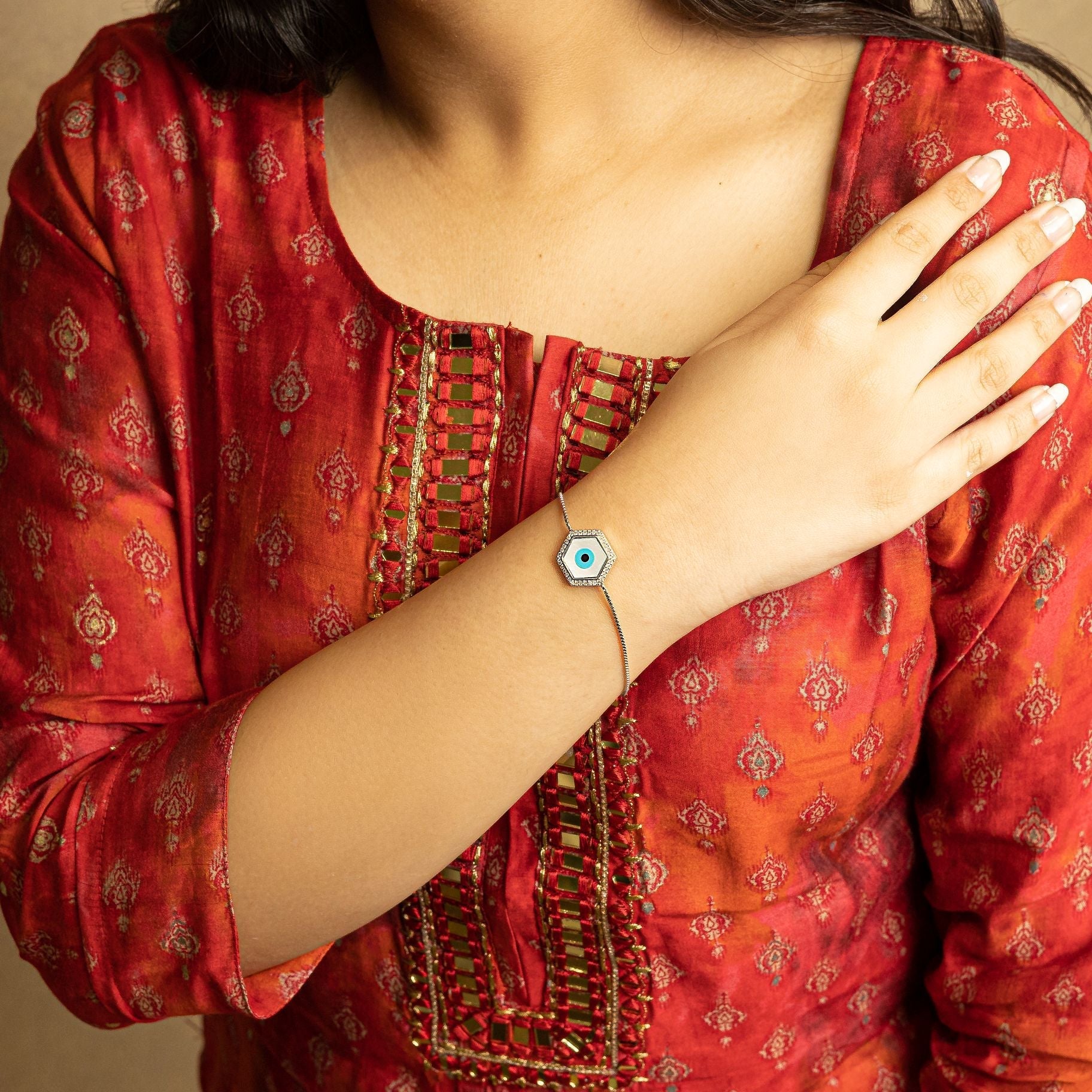 Charming Evil Eye Bracelet silverhousebyrj