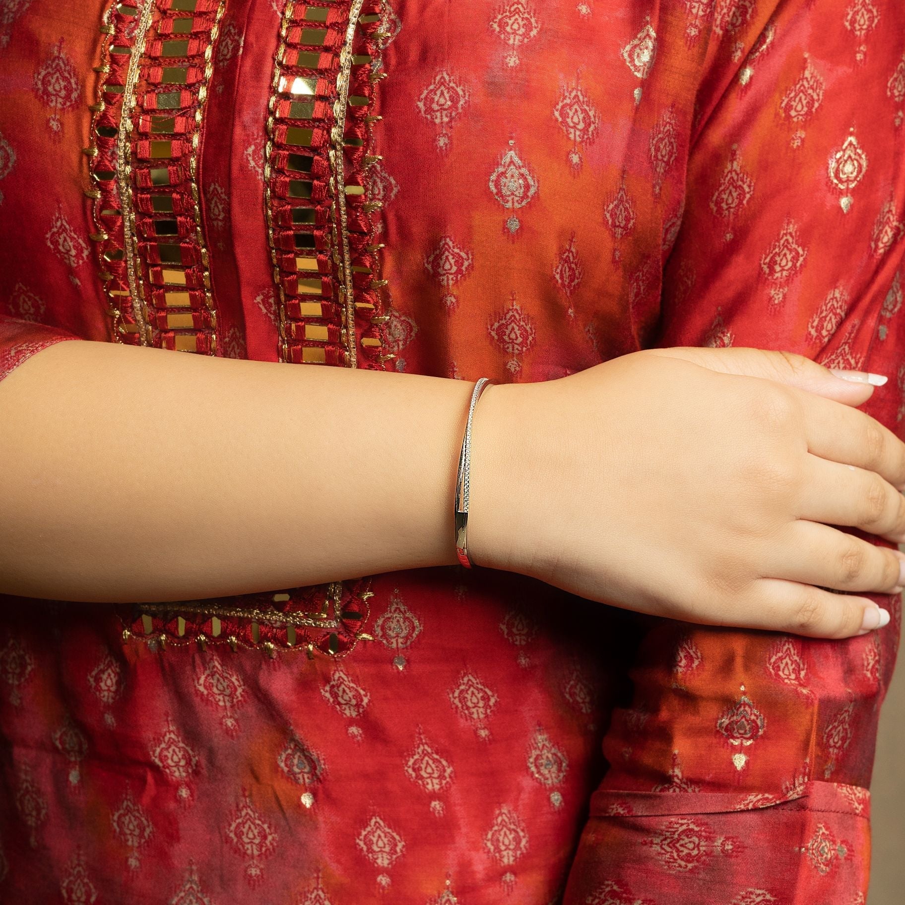 Charming Stone Studded Bangle silverhousebyrj