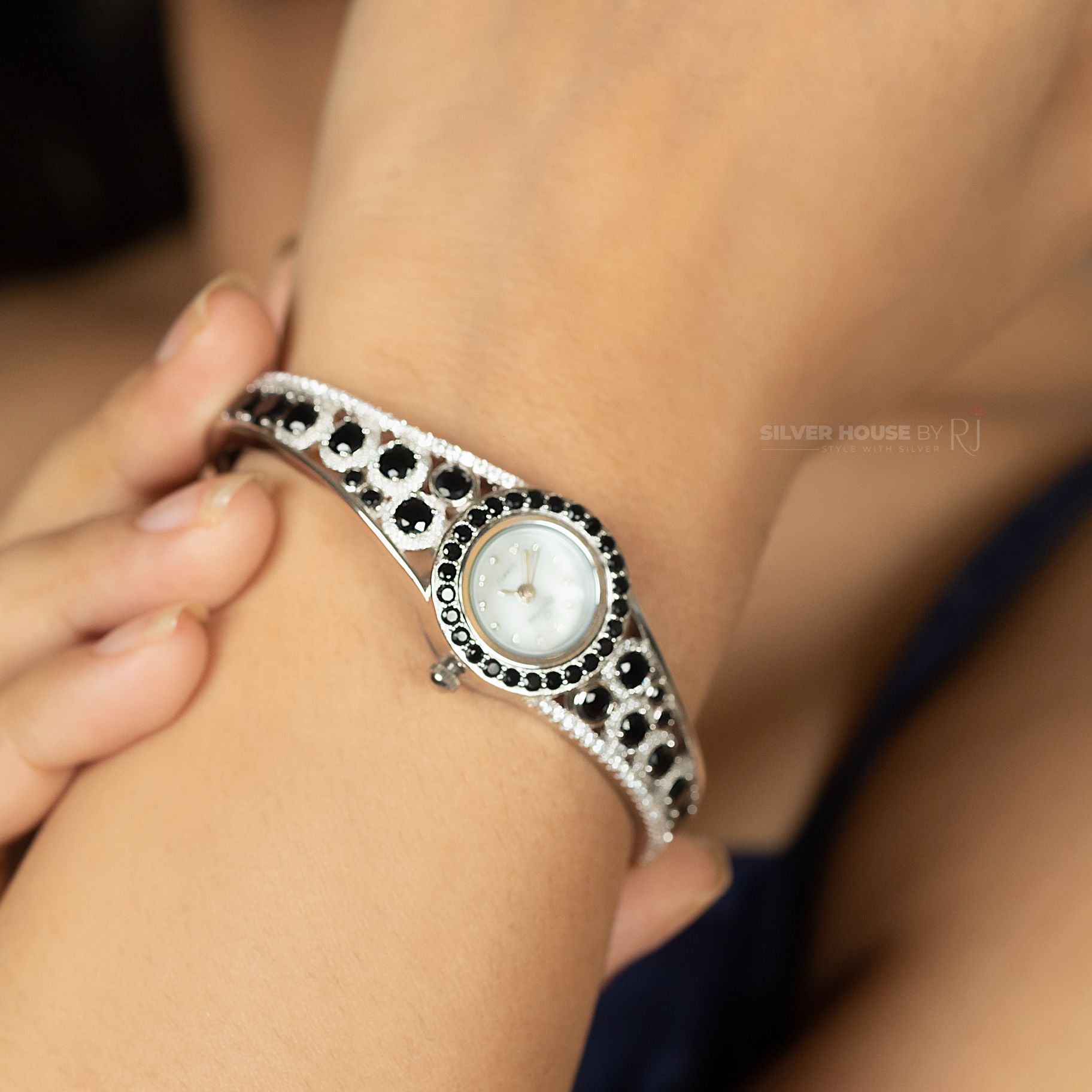 Cheetah Patterned Italian Wrist Watch Kada silverhousebyrj