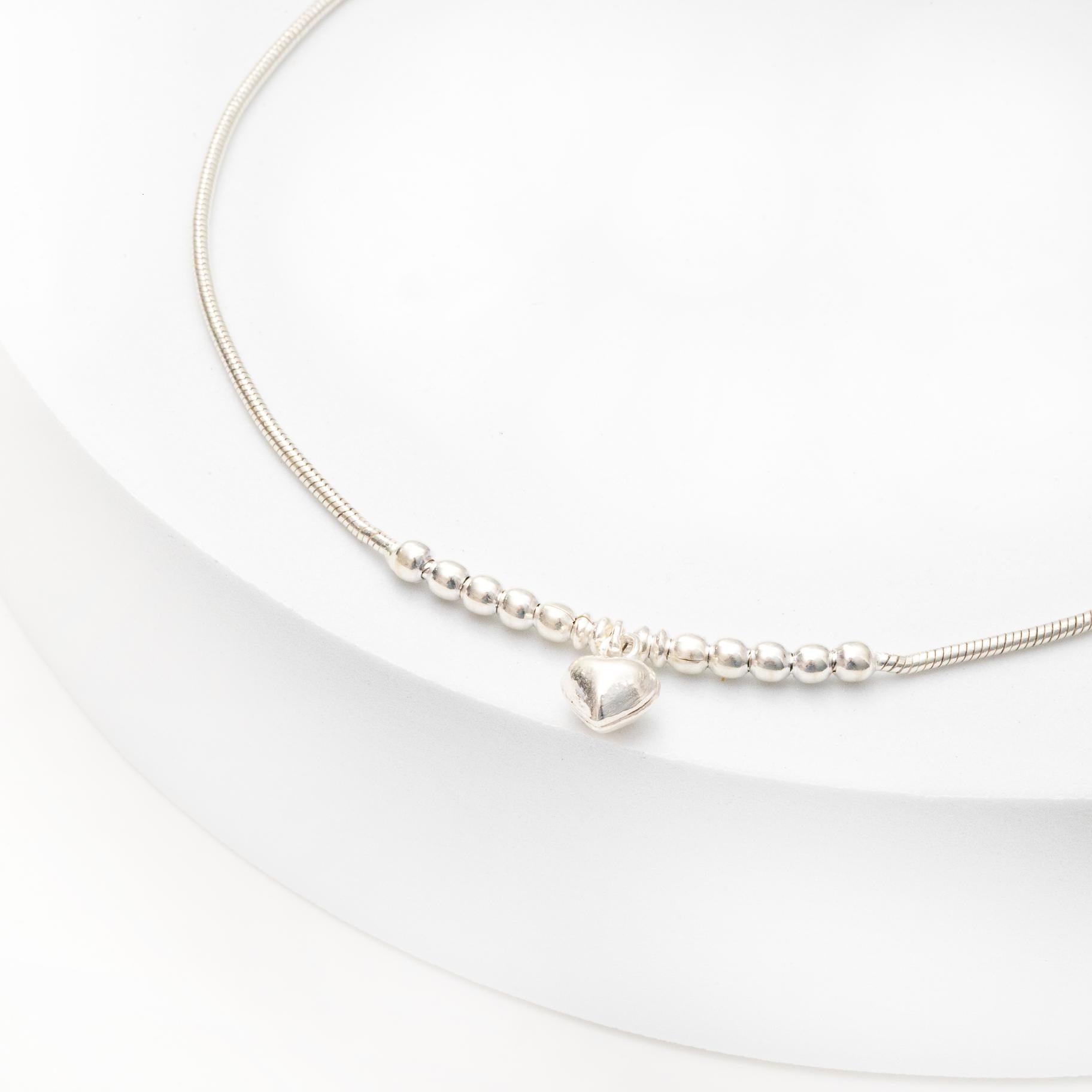 Sleek Anklet with hanging charms