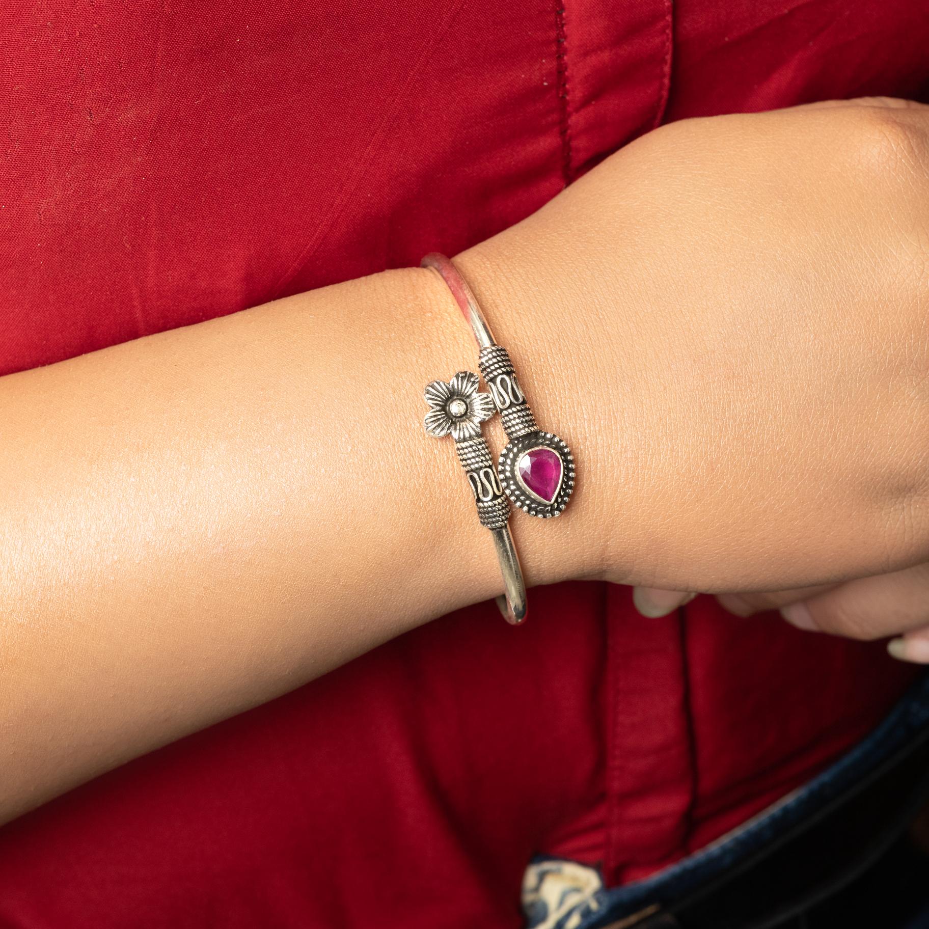 Woven Silver Bracelet