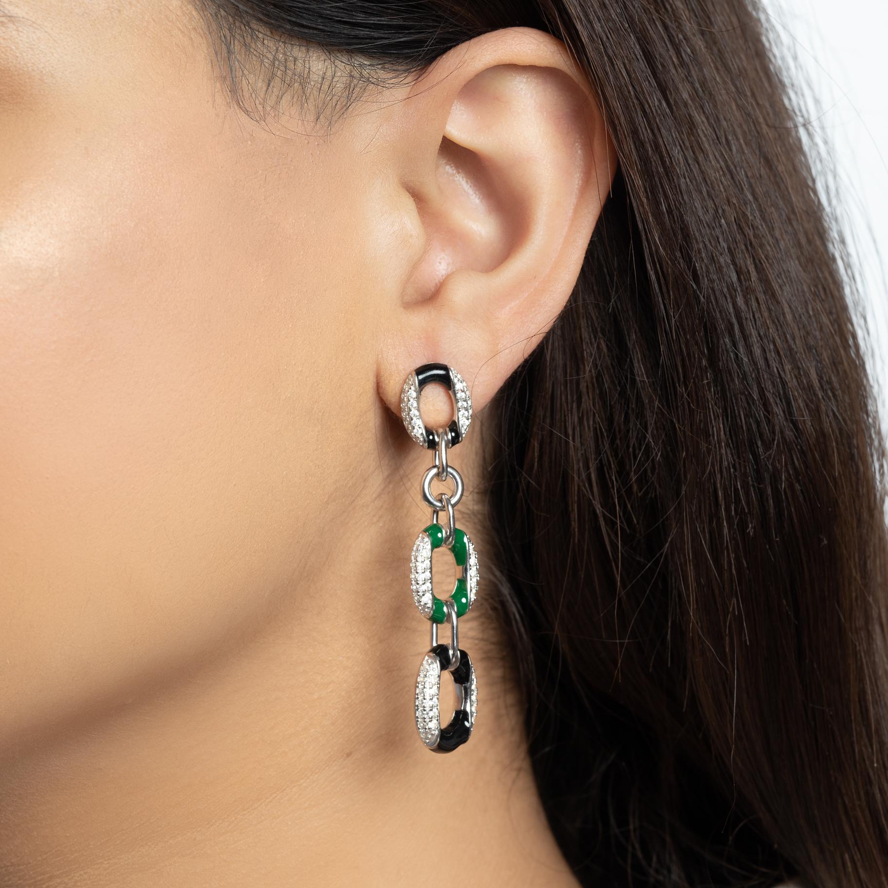 Italian Meenakari Earring