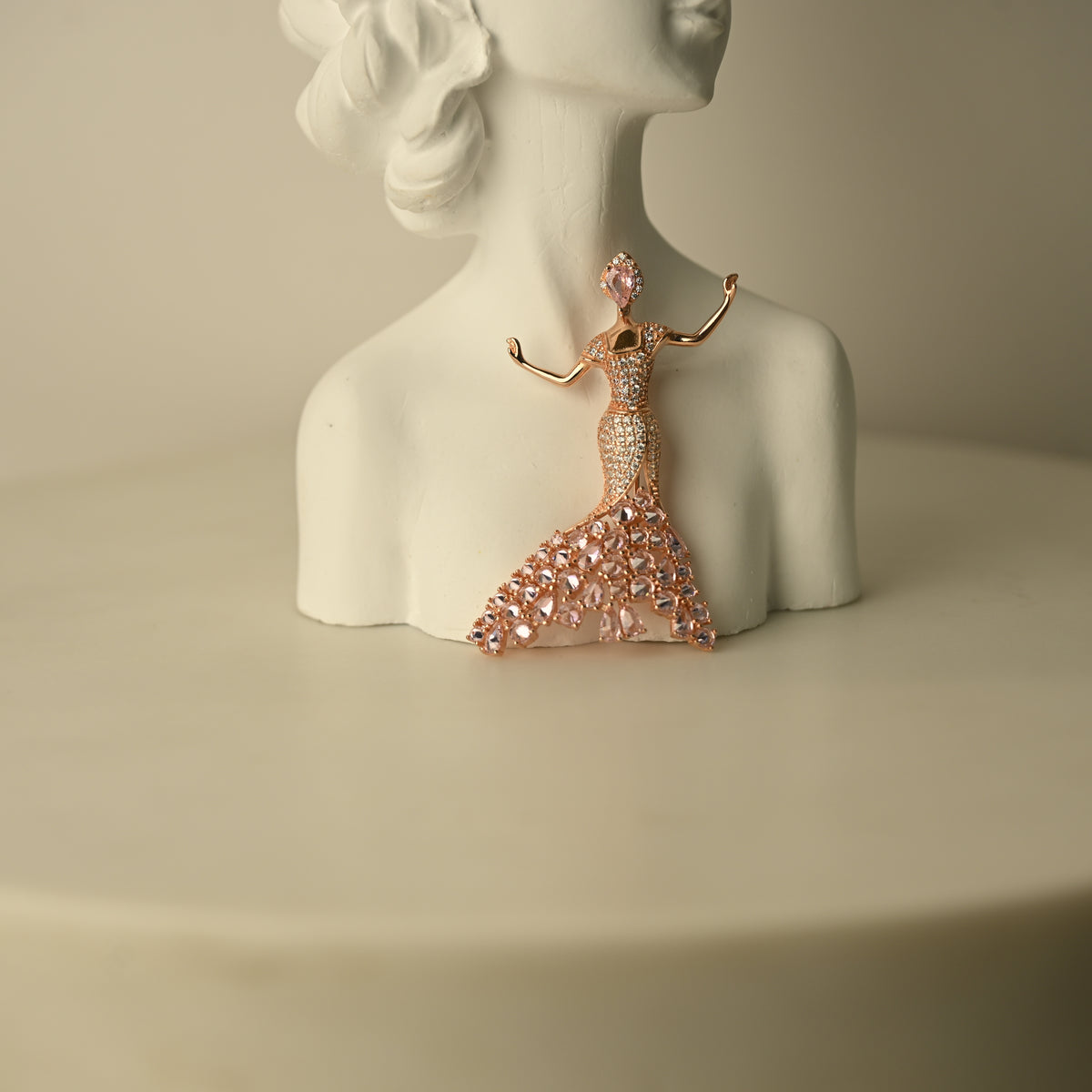Crystal Dancer Brooch