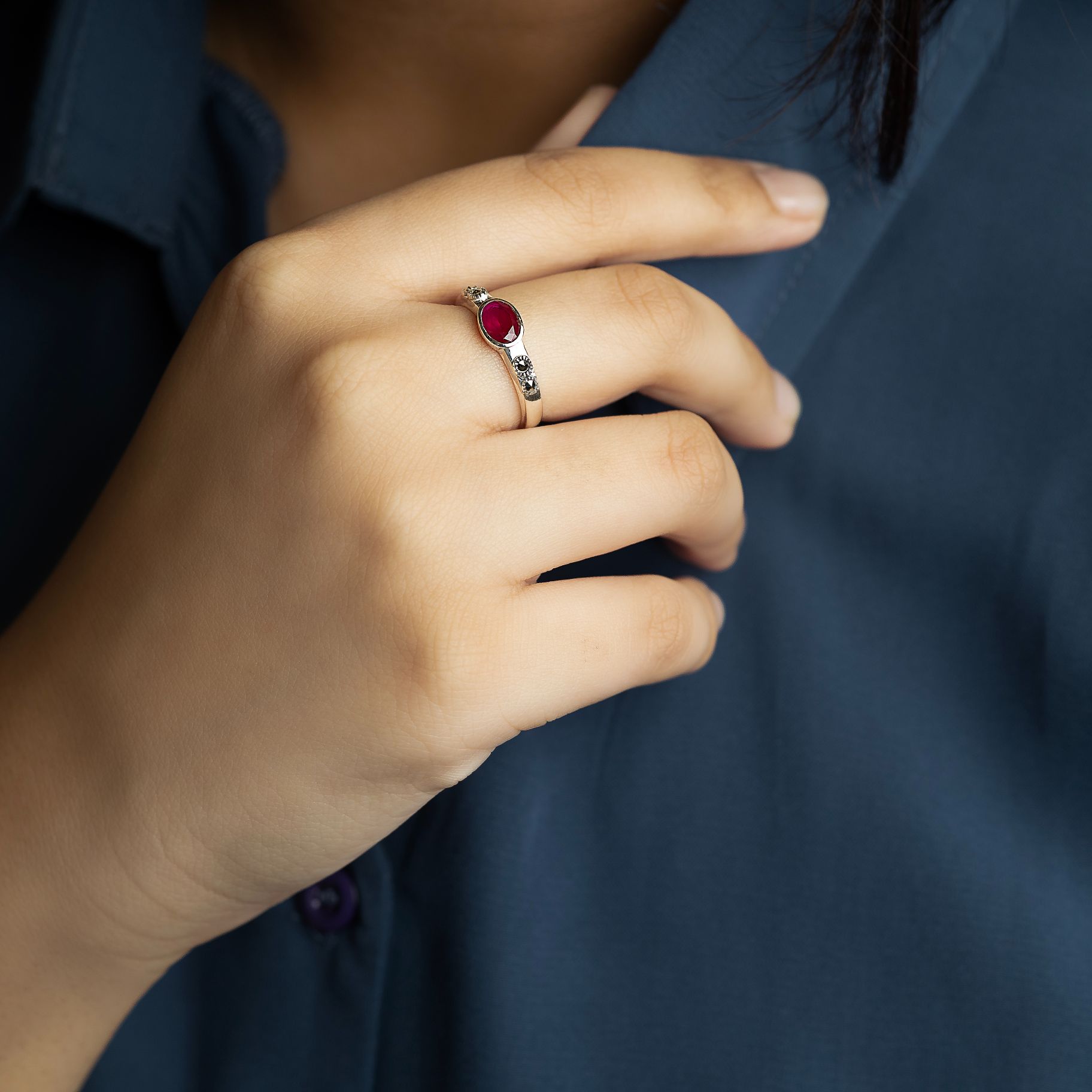 Dazzling Ruby Ring silverhousebyrj