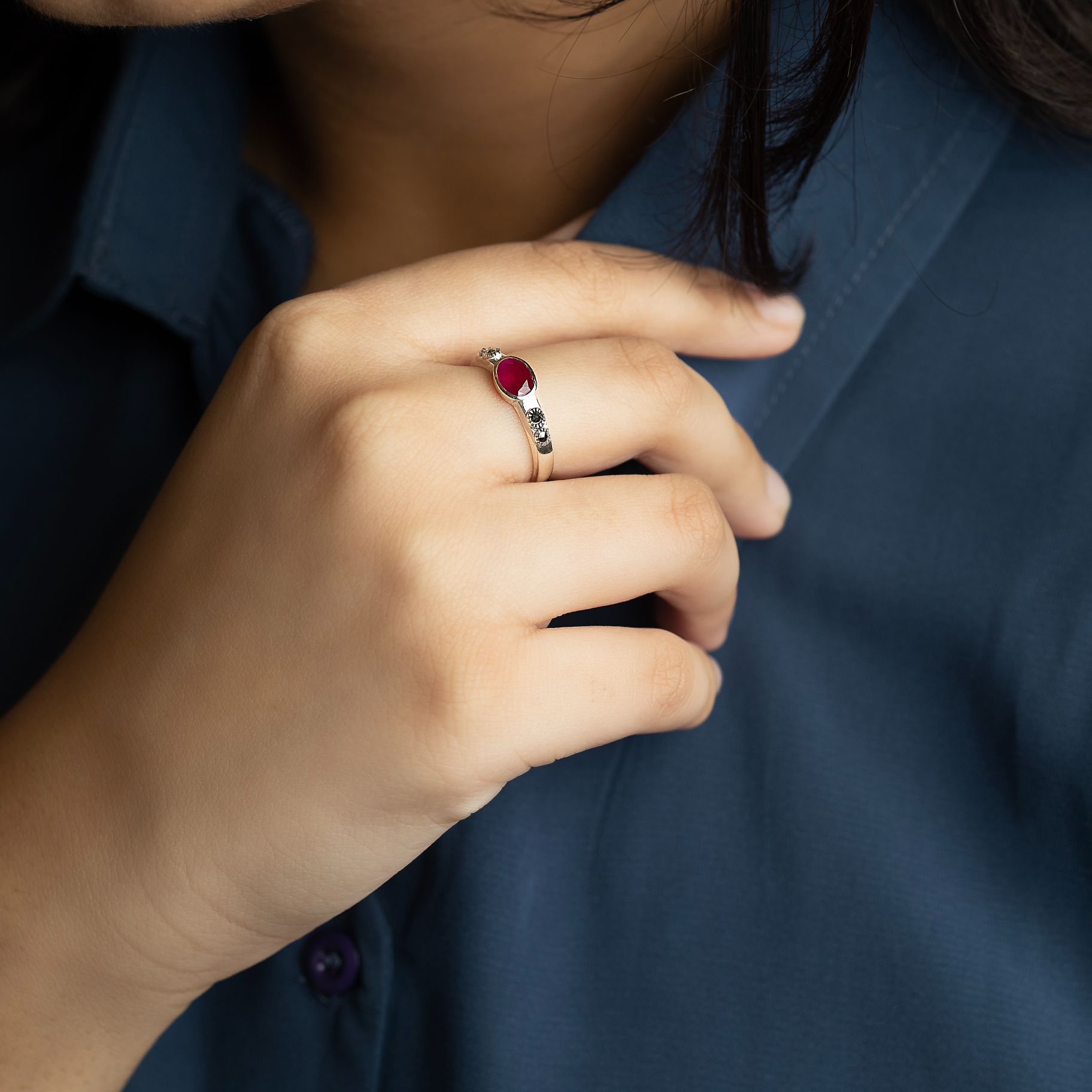 Dazzling Ruby Ring silverhousebyrj