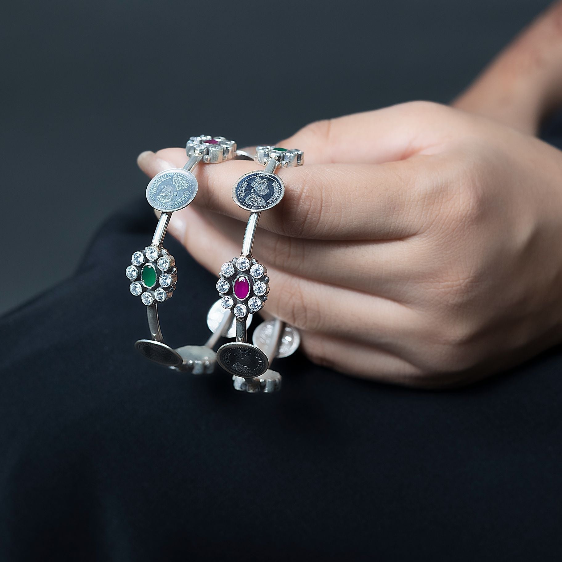 Delightful Ginni Styled Kada silverhousebyrj
