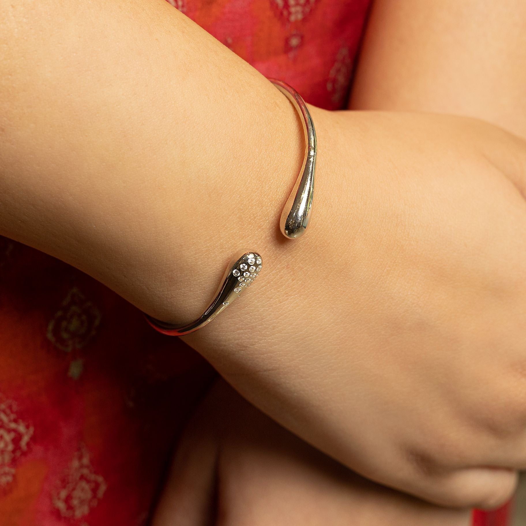 Delightful Tiny Stones Studded Bangle silverhousebyrj