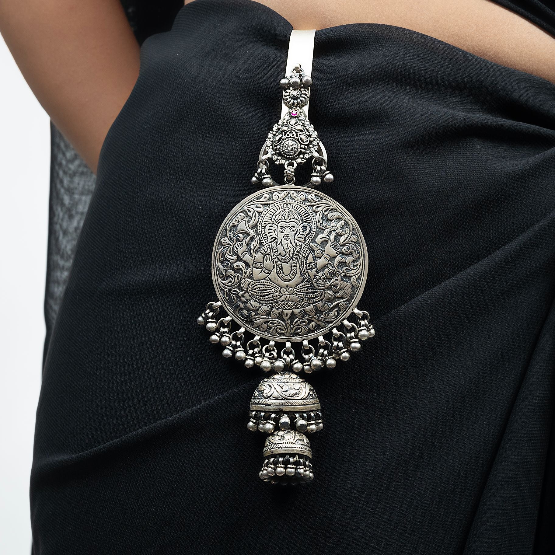 Divine Ganpati Ji Waist keychain silverhousebyrj
