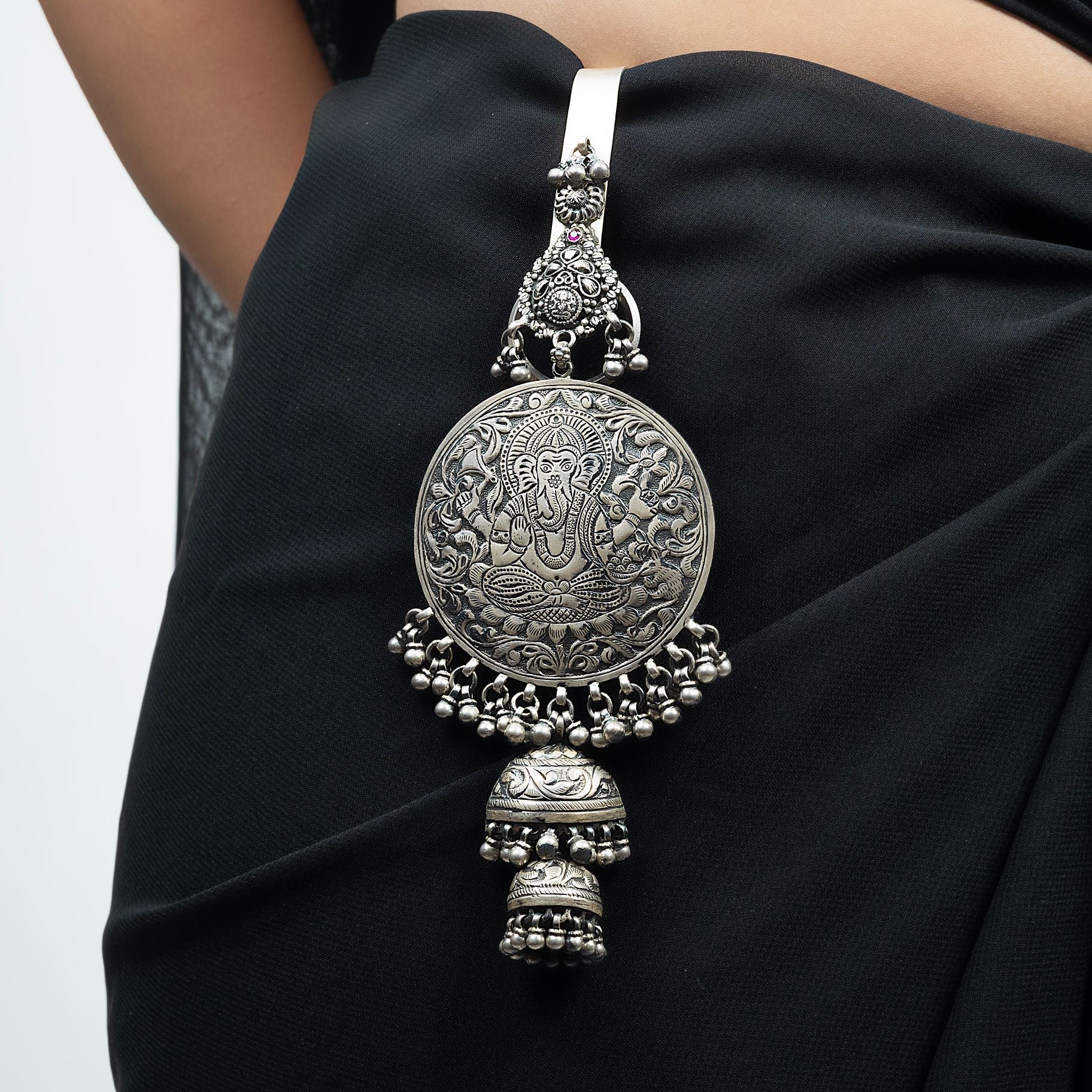 Divine Ganpati Ji Waist keychain silverhousebyrj
