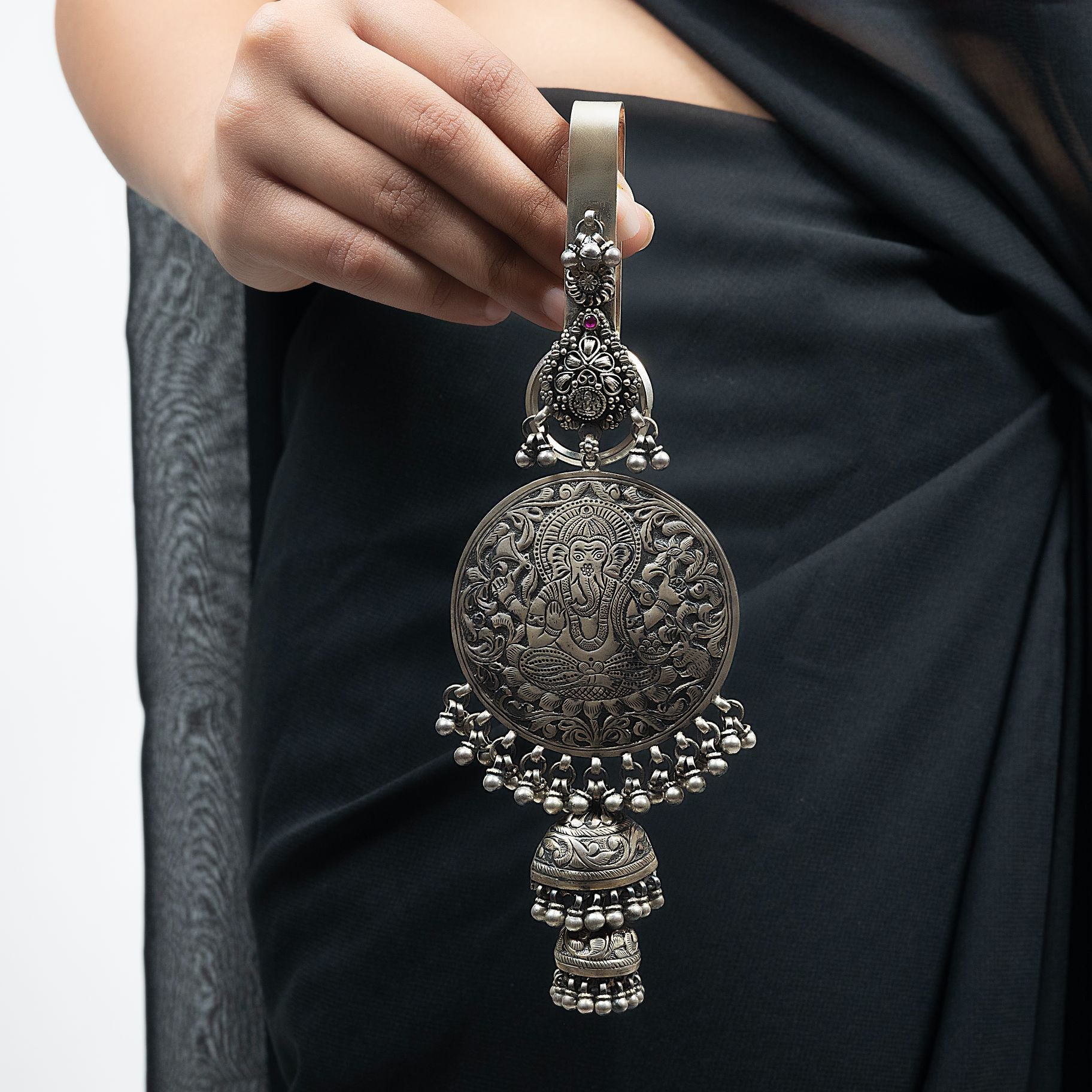 Divine Ganpati Ji Waist keychain silverhousebyrj