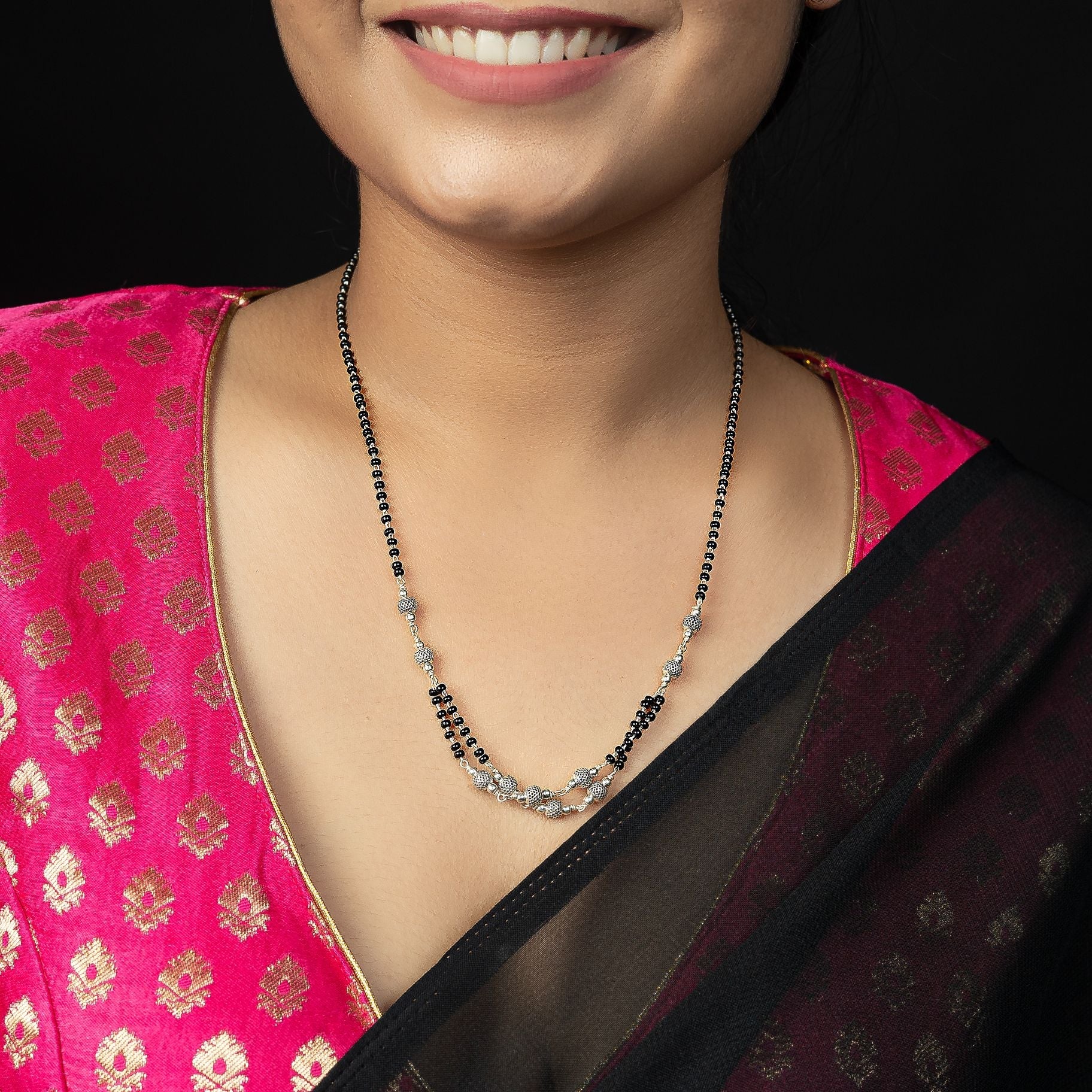 Double Liner Delightful Mangalsutra silverhousebyrj