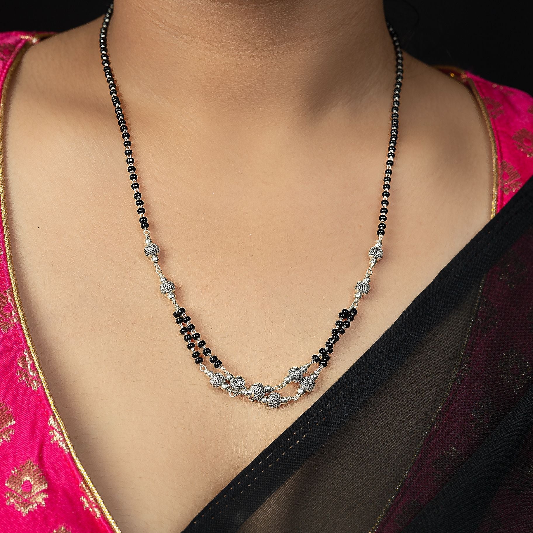 Double Liner Delightful Mangalsutra silverhousebyrj