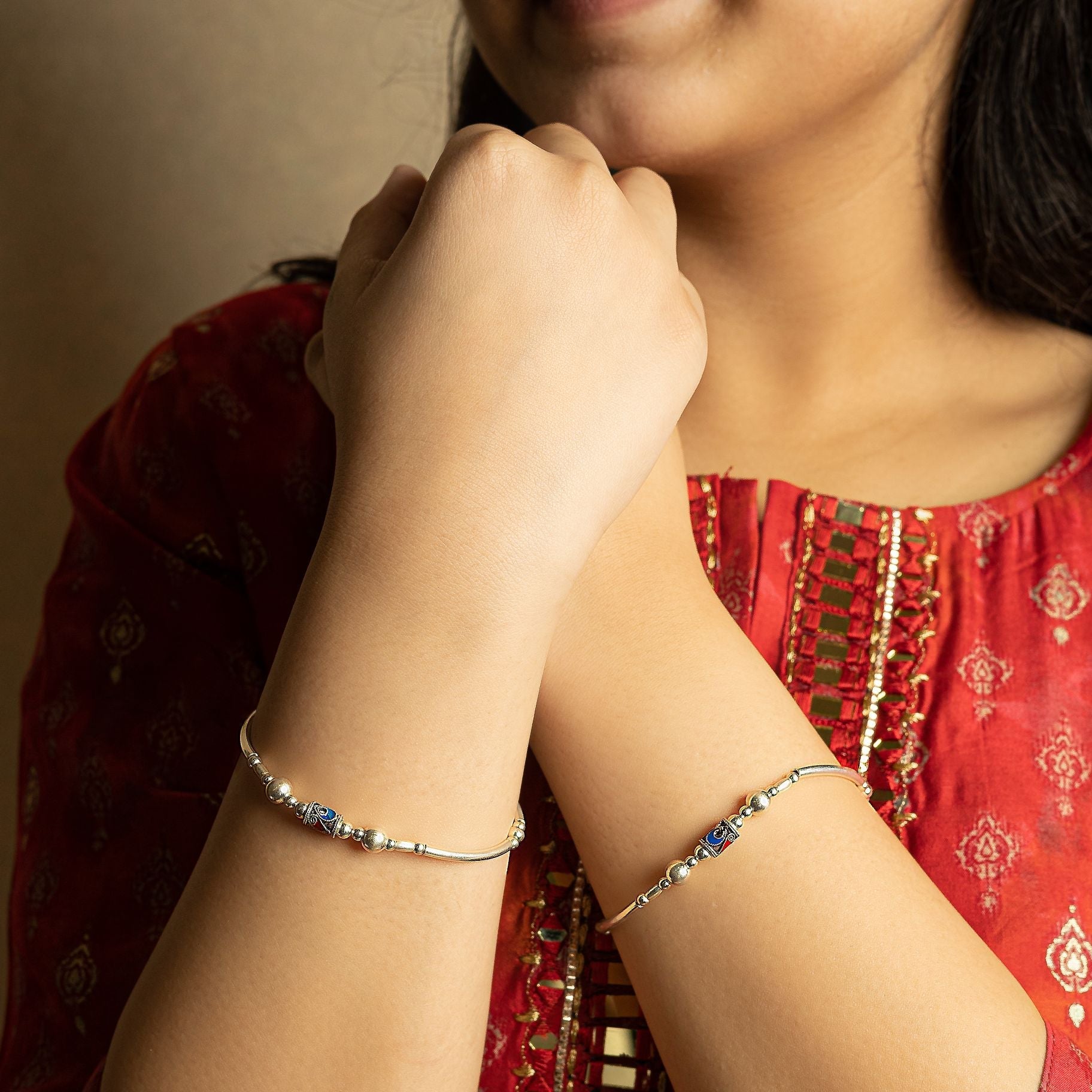 Elegant Pair Bracelet With Beads silverhousebyrj