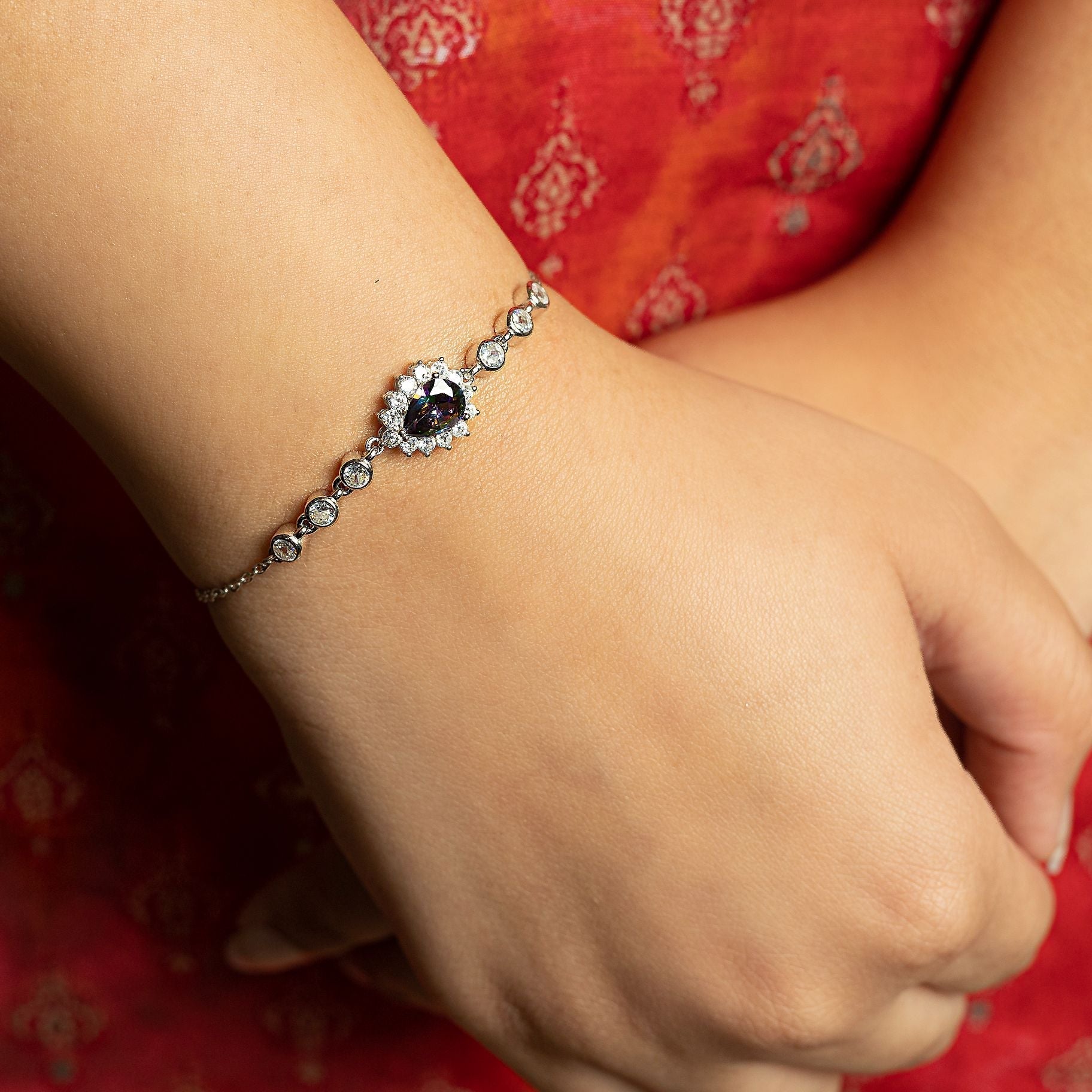 Elegant Stone Studded Bracelet silverhousebyrj