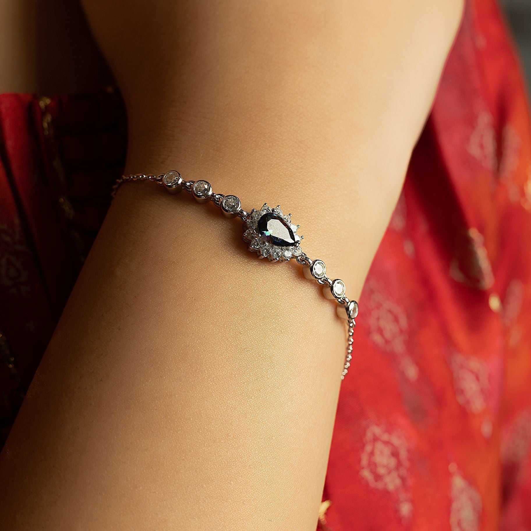 Elegant Stone Studded Bracelet silverhousebyrj