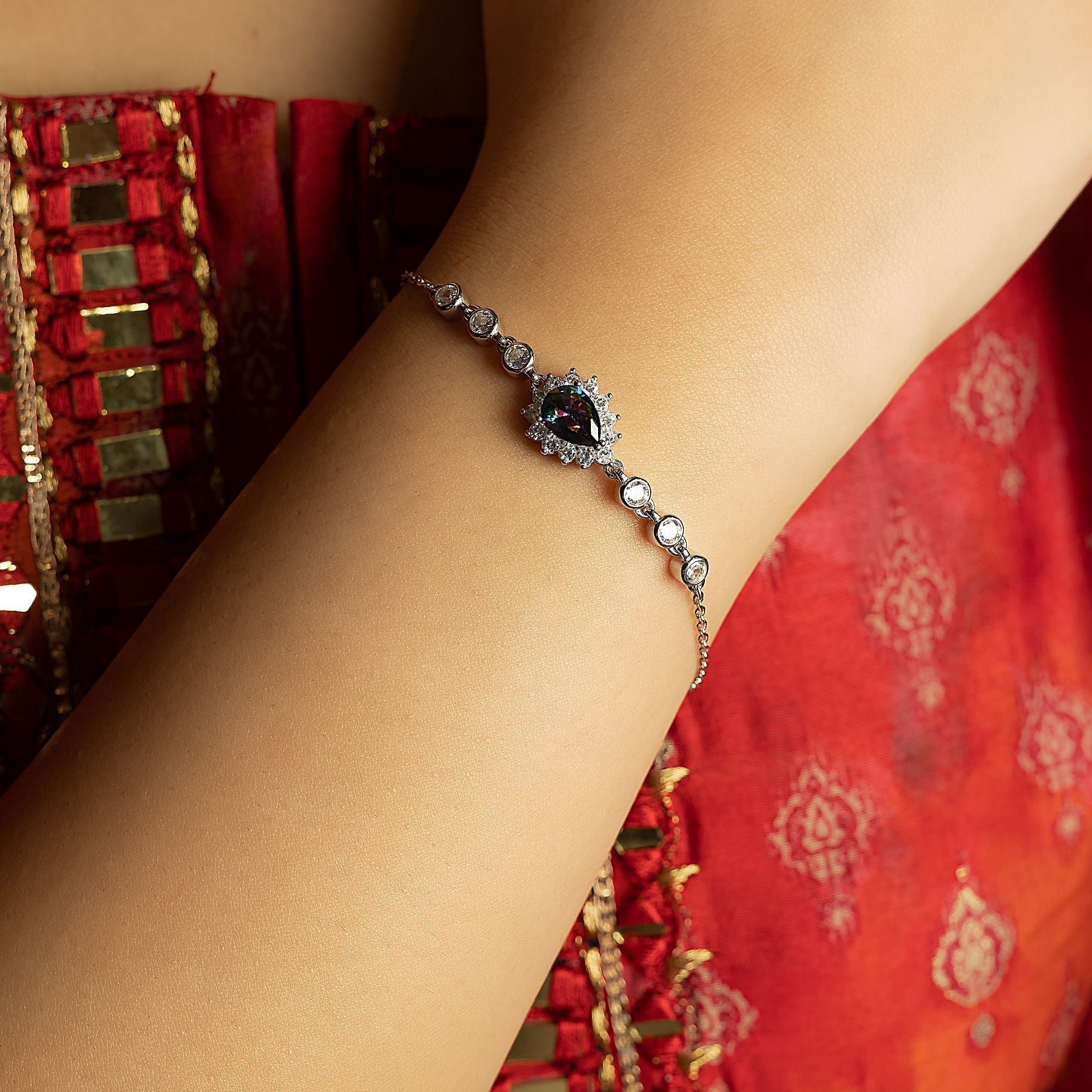 Elegant Stone Studded Bracelet silverhousebyrj