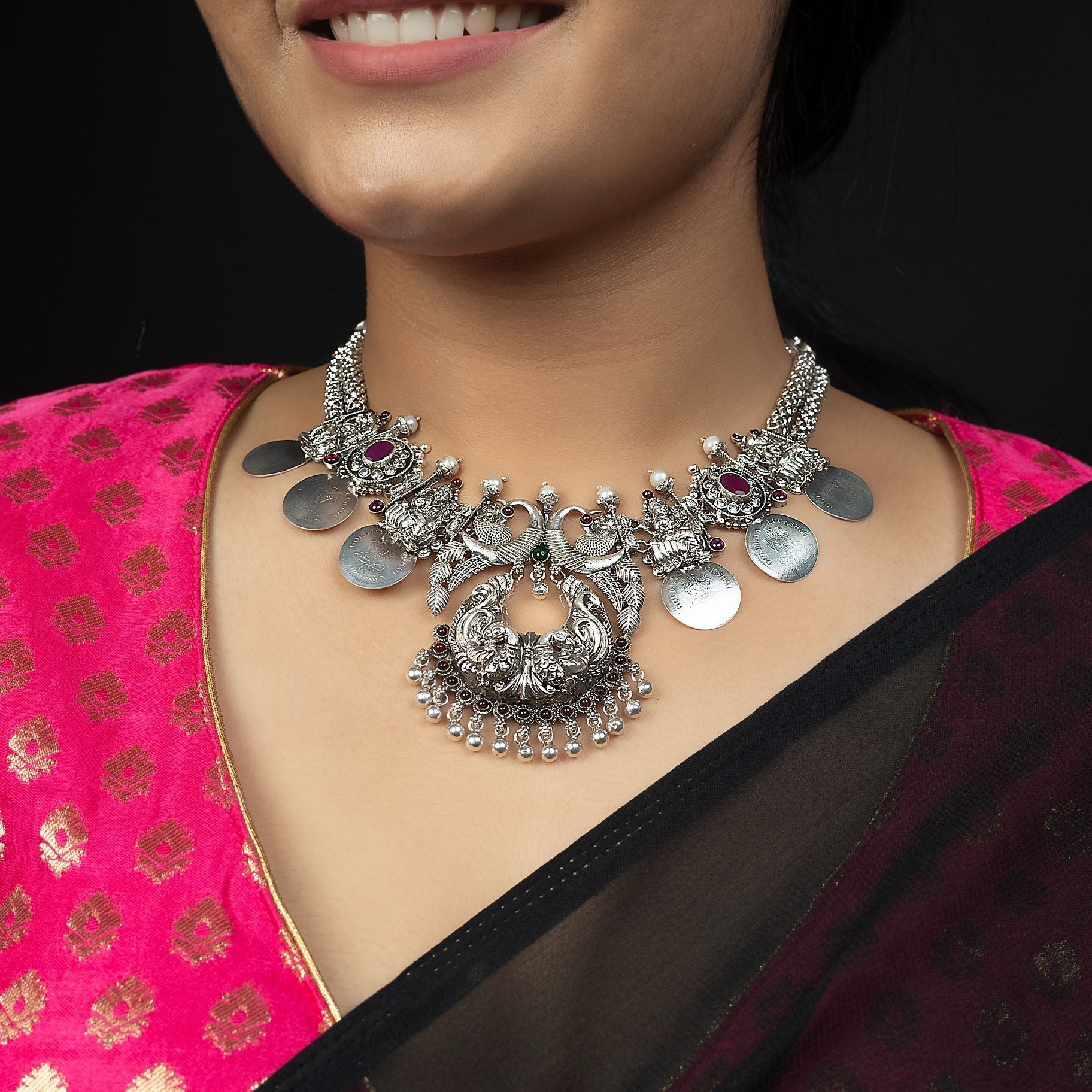Exclusive Divine Laxmi Ji Necklace silverhousebyrj