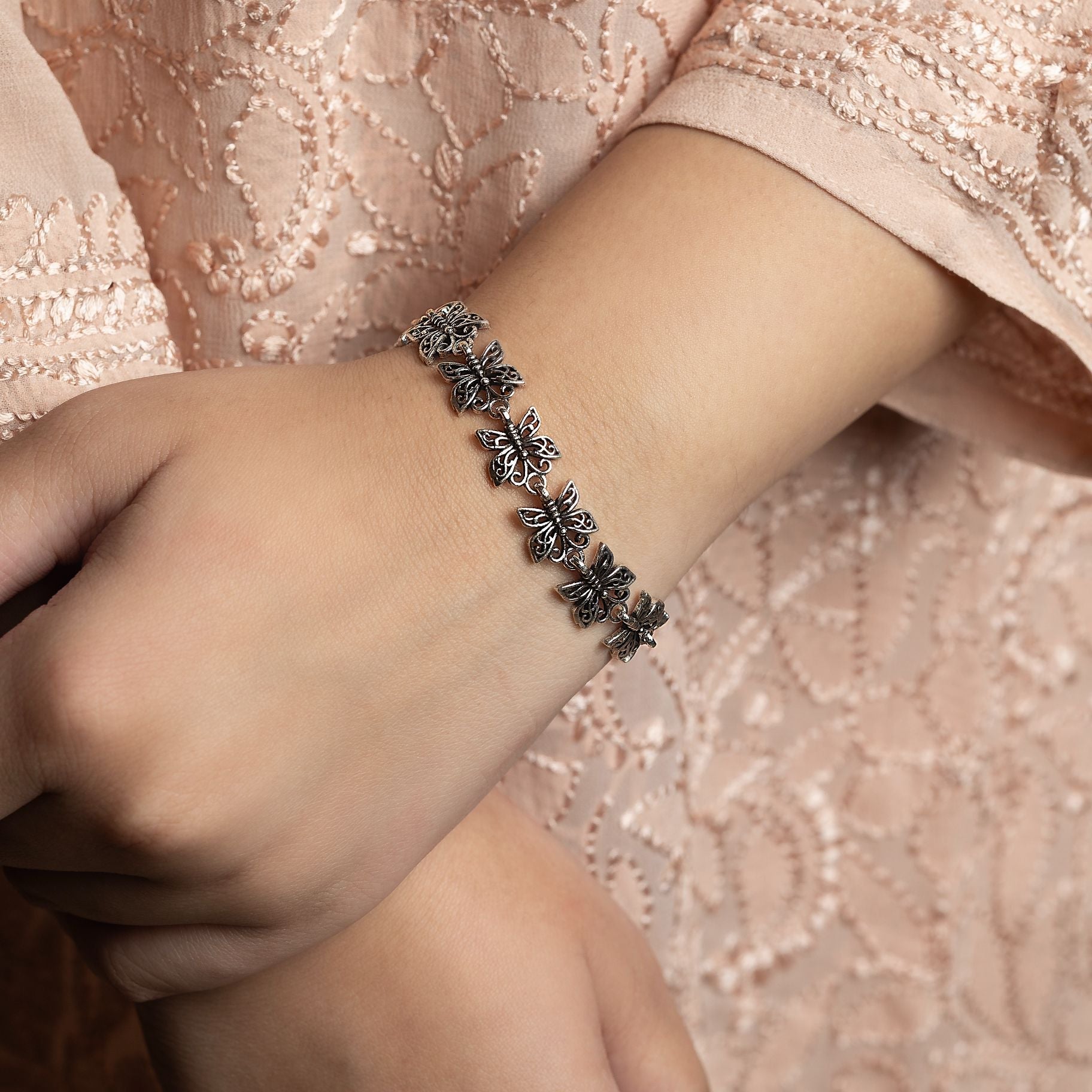 Exquisite Butterfly Bracelet silverhousebyrj