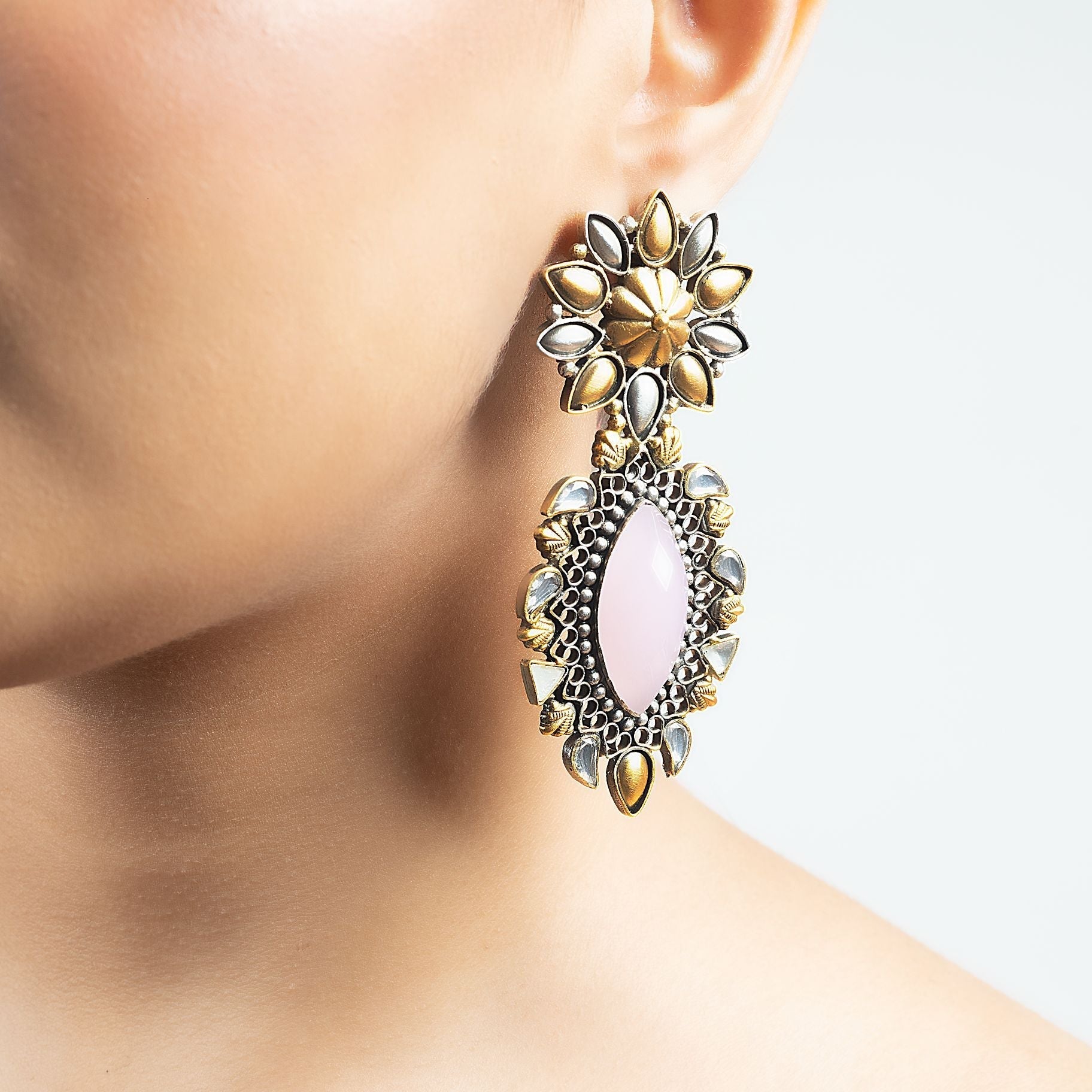 Exquisite Flowery Eyed Dangler silverhousebyrj