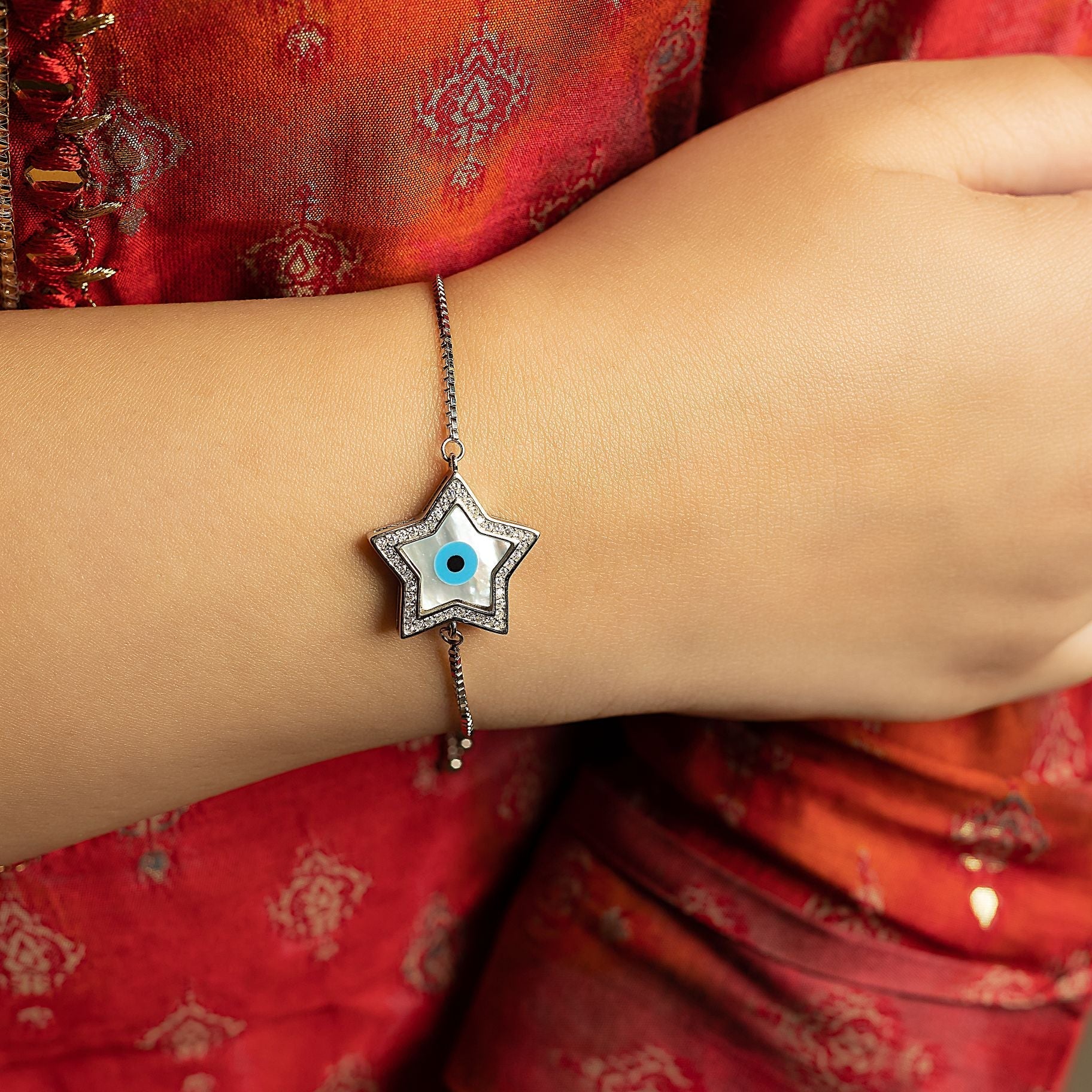 Fanciable Star Evil-Eye Bracelet silverhousebyrj