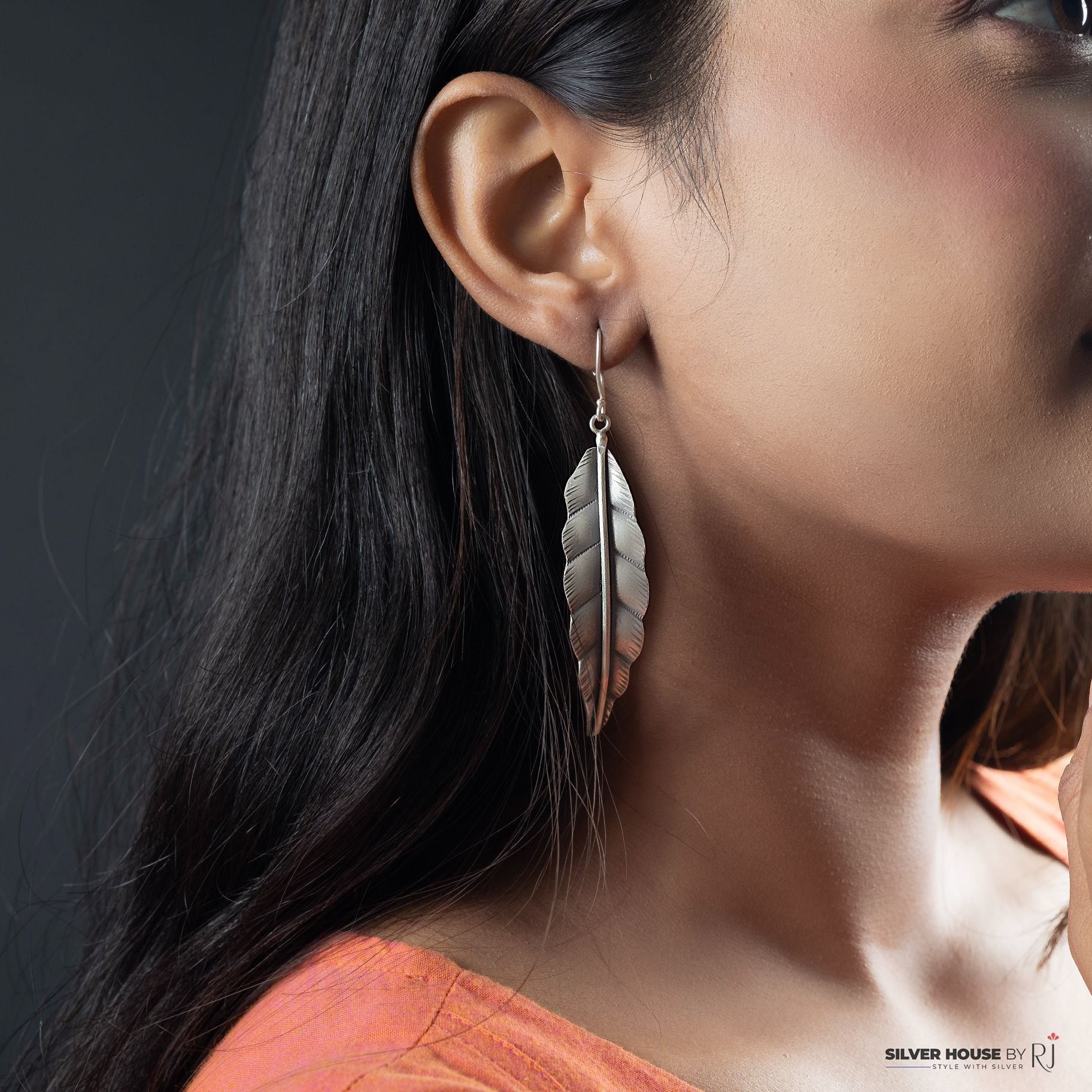 Feather Shape Modish Earring silverhousebyrj