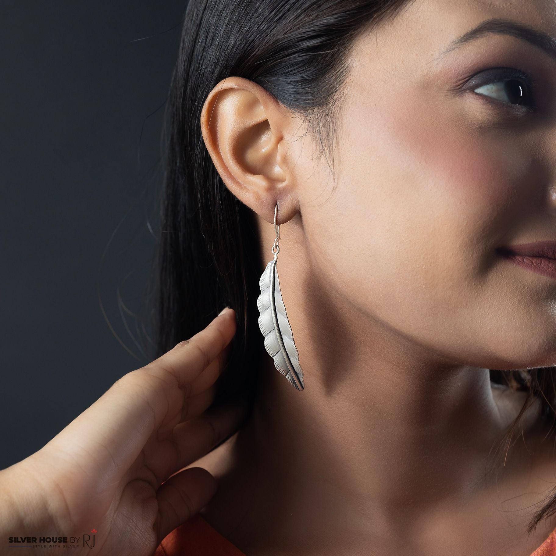 Feather Shape Modish Earring silverhousebyrj