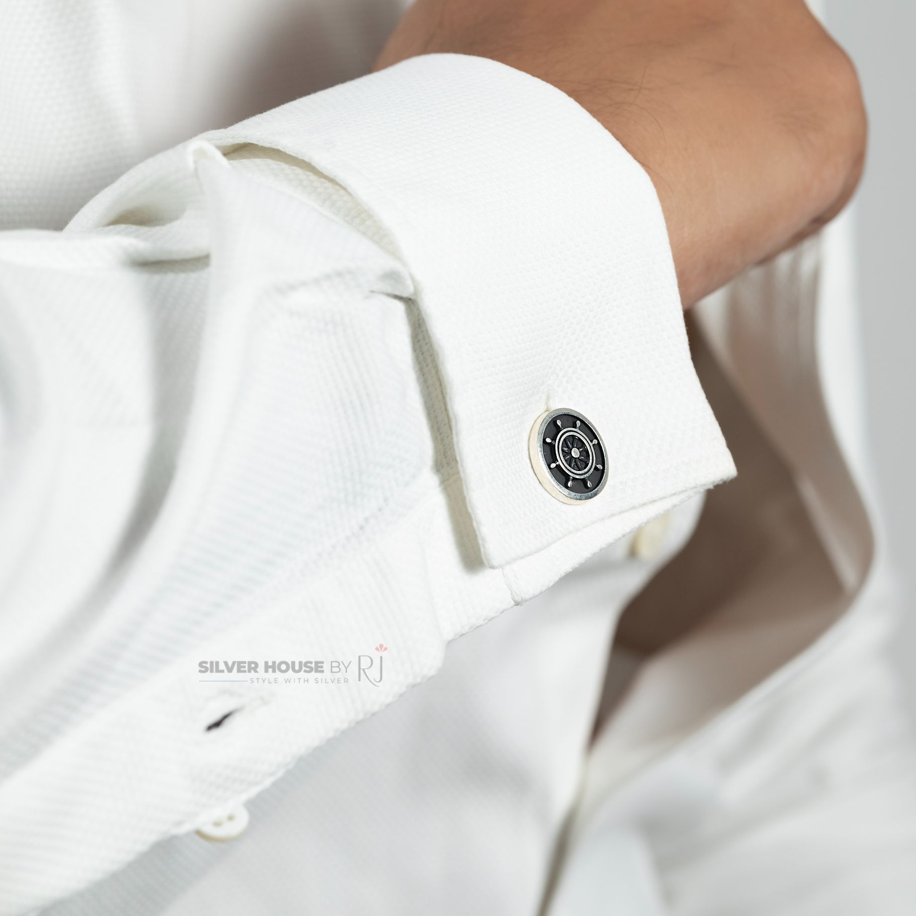 Helm Of the Ship Cufflinks silverhousebyrj
