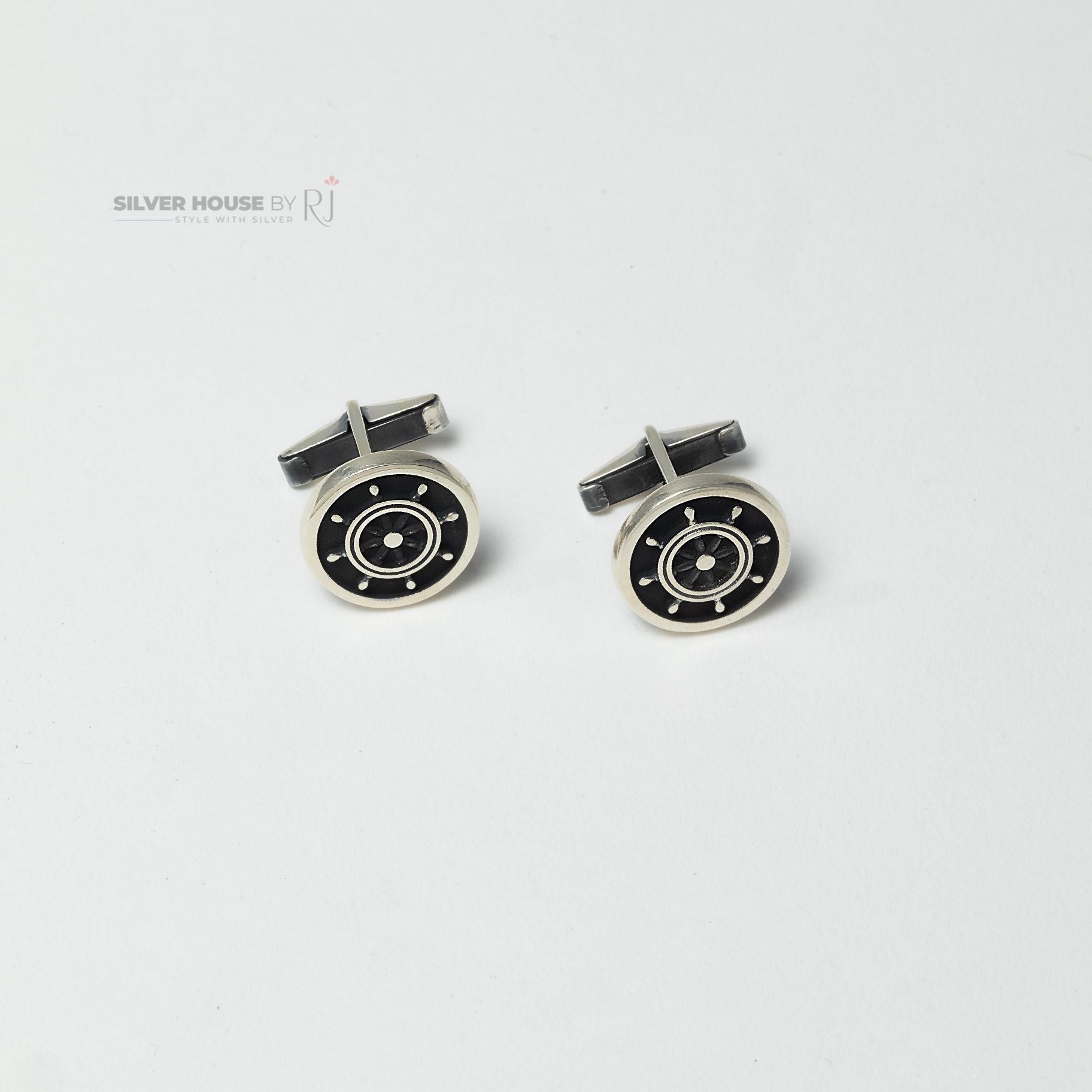 Helm Of the Ship Cufflinks silverhousebyrj