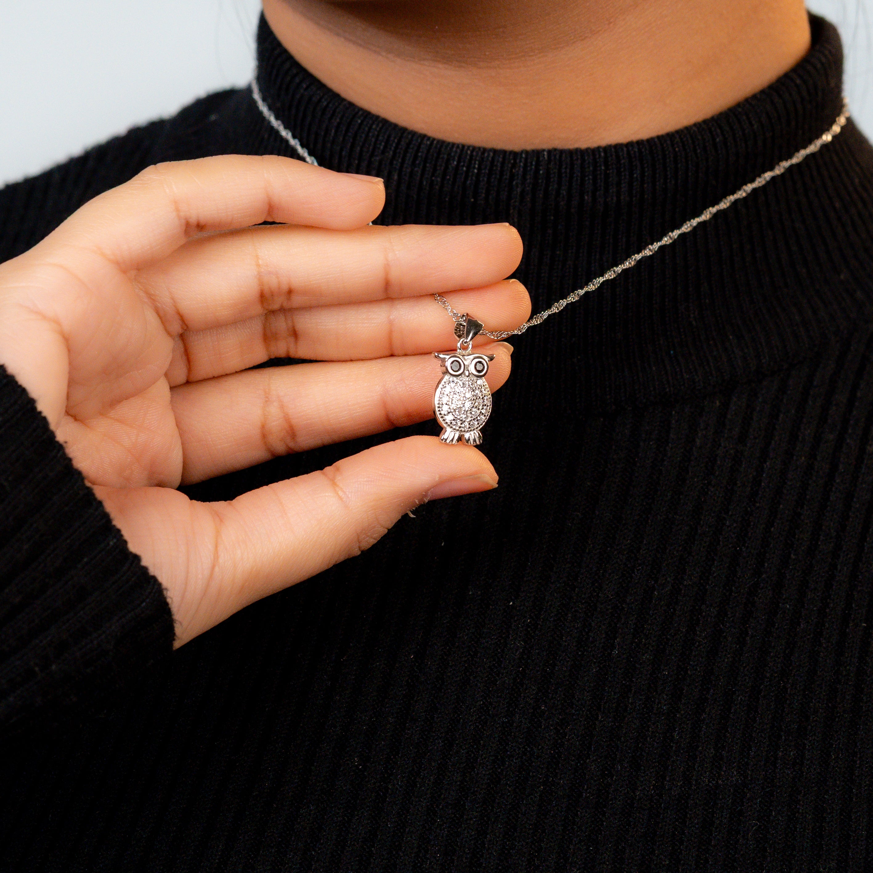 Crystal Owl Necklace