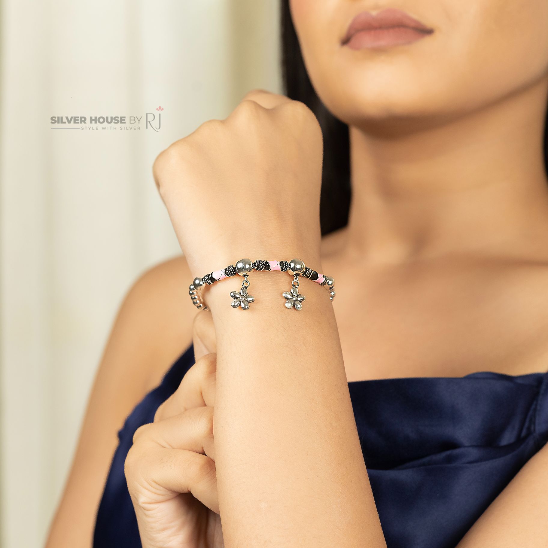 Italian Bracelet With Alluring Hanging Charms silverhousebyrj